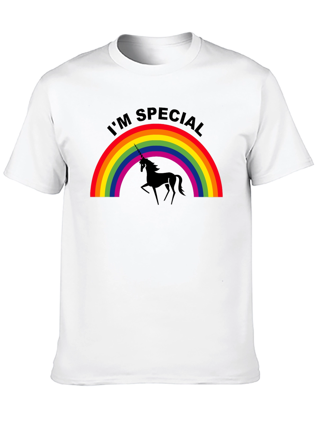 Im Special Unicorn Rainbow Graphic Tee