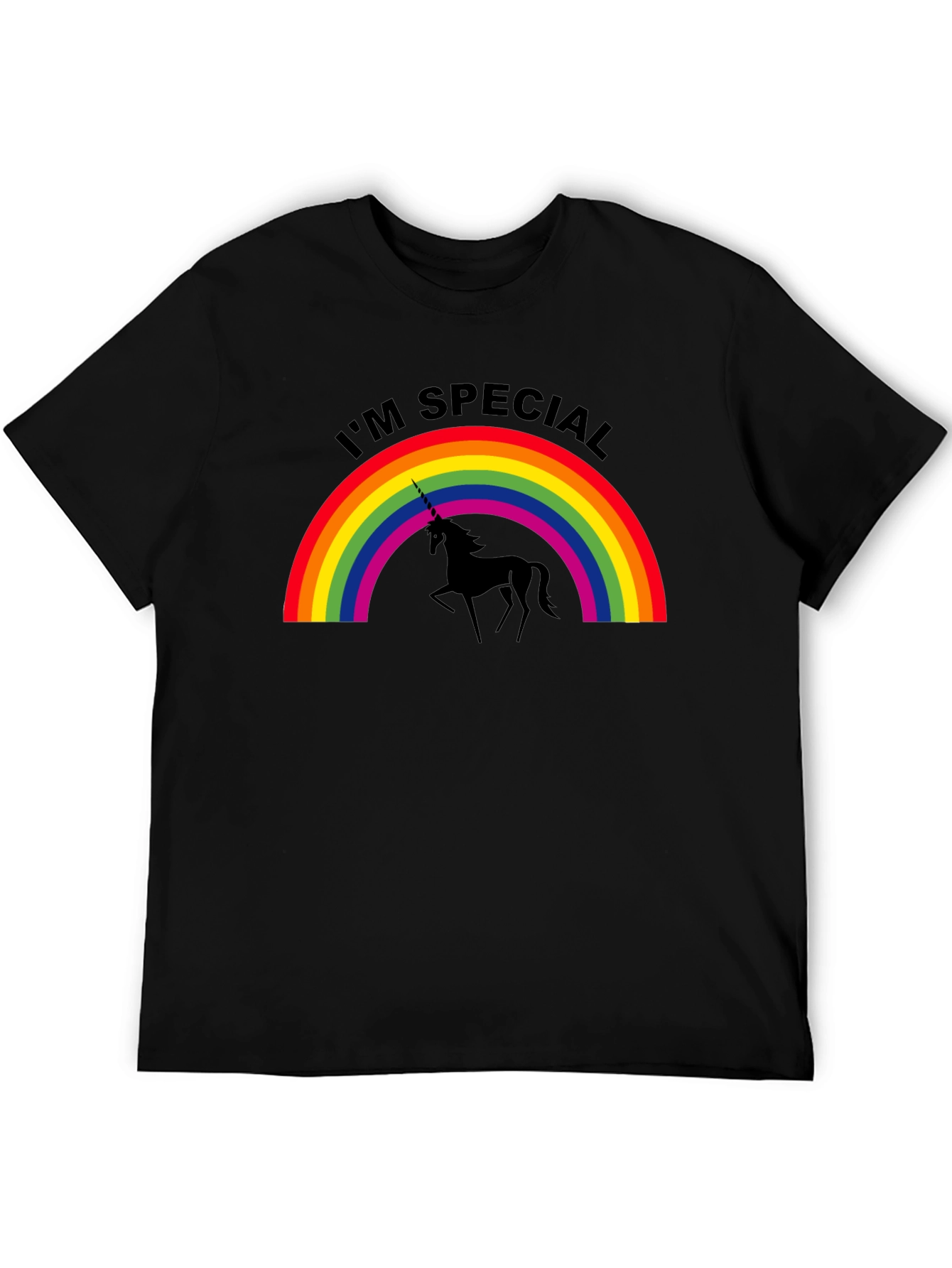 Im Special Unicorn Rainbow Graphic Tee