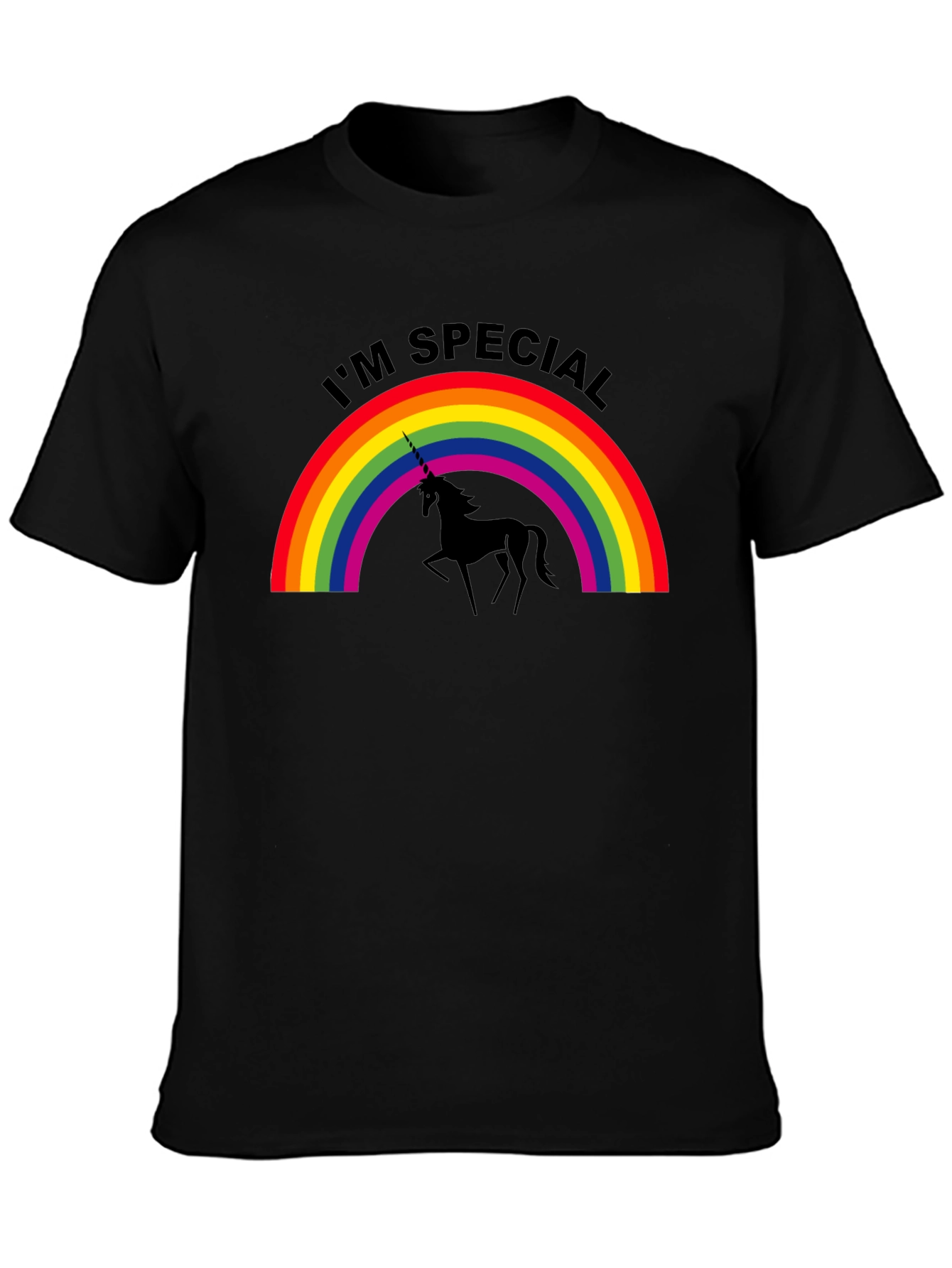 Im Special Unicorn Rainbow Graphic Tee