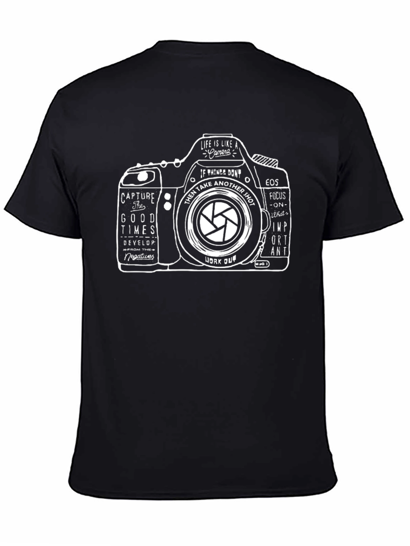 Camera Graphic T-Shirt - Photographer Gift