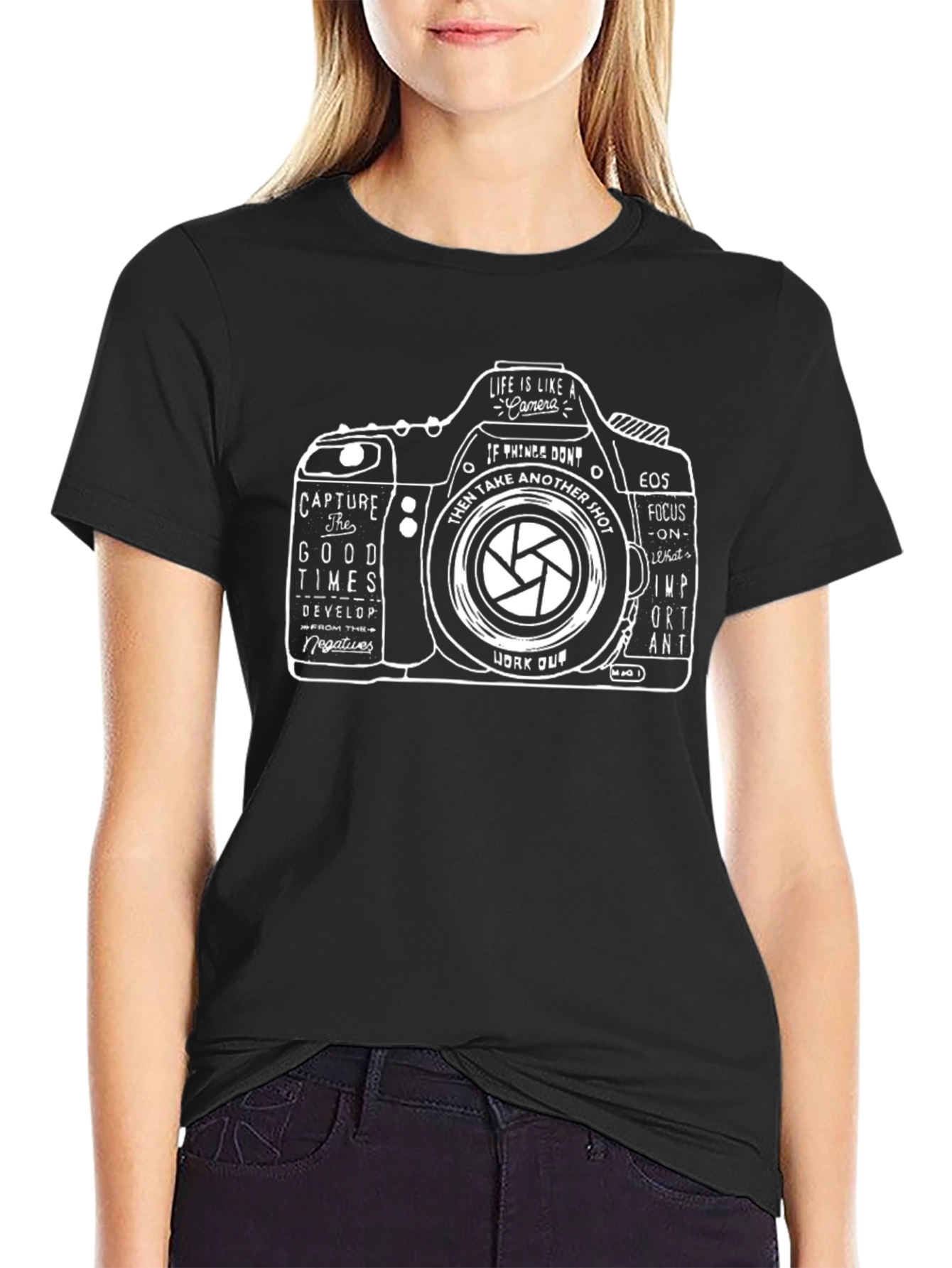 Camera Graphic T-Shirt - Photographer Gift