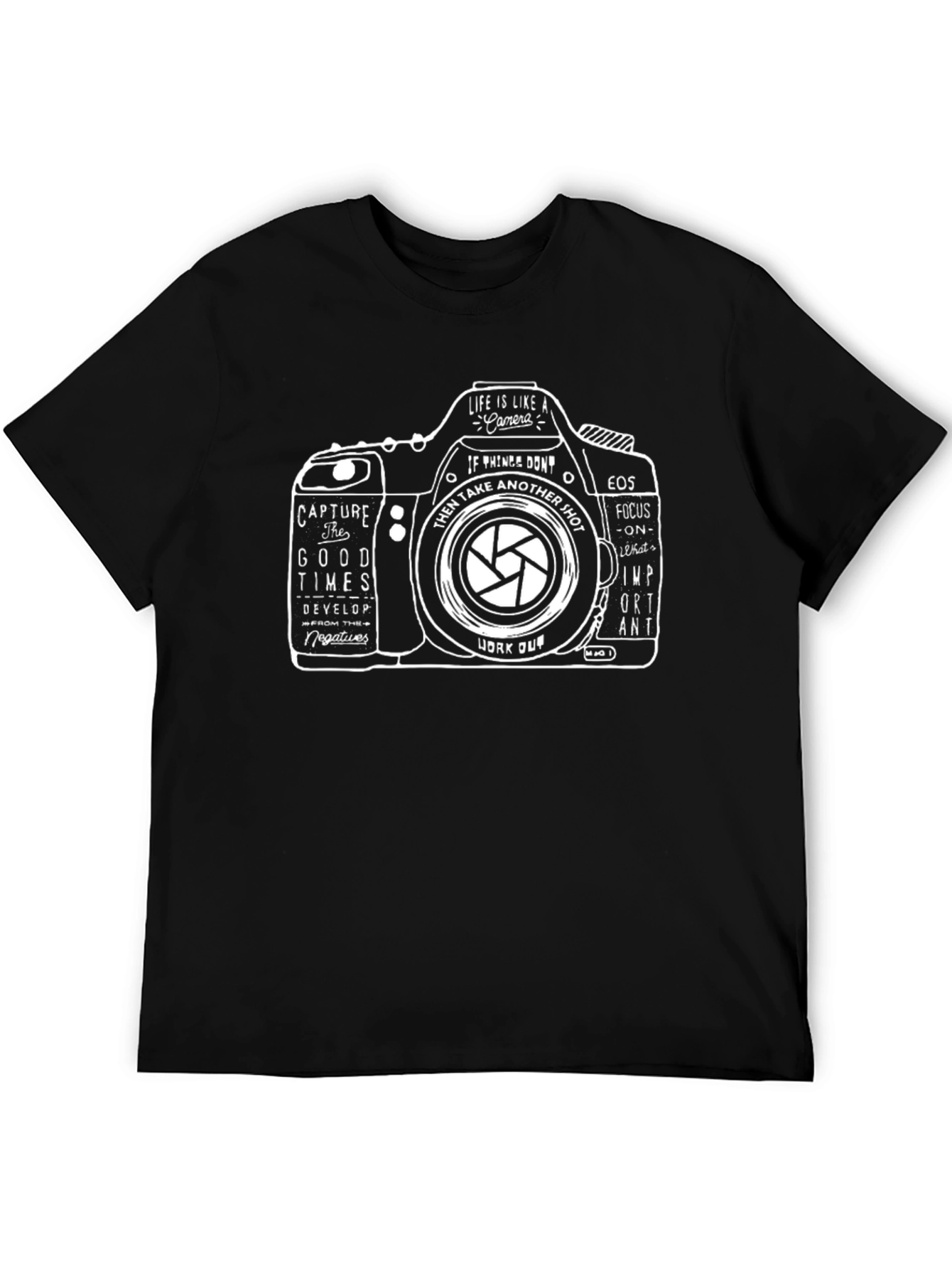 Camera Graphic T-Shirt - Photographer Gift
