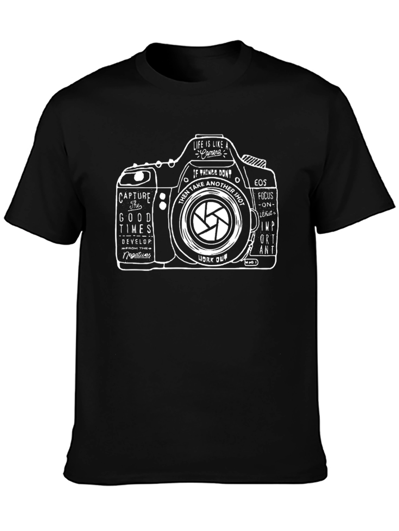 Camera Graphic T-Shirt - Photographer Gift