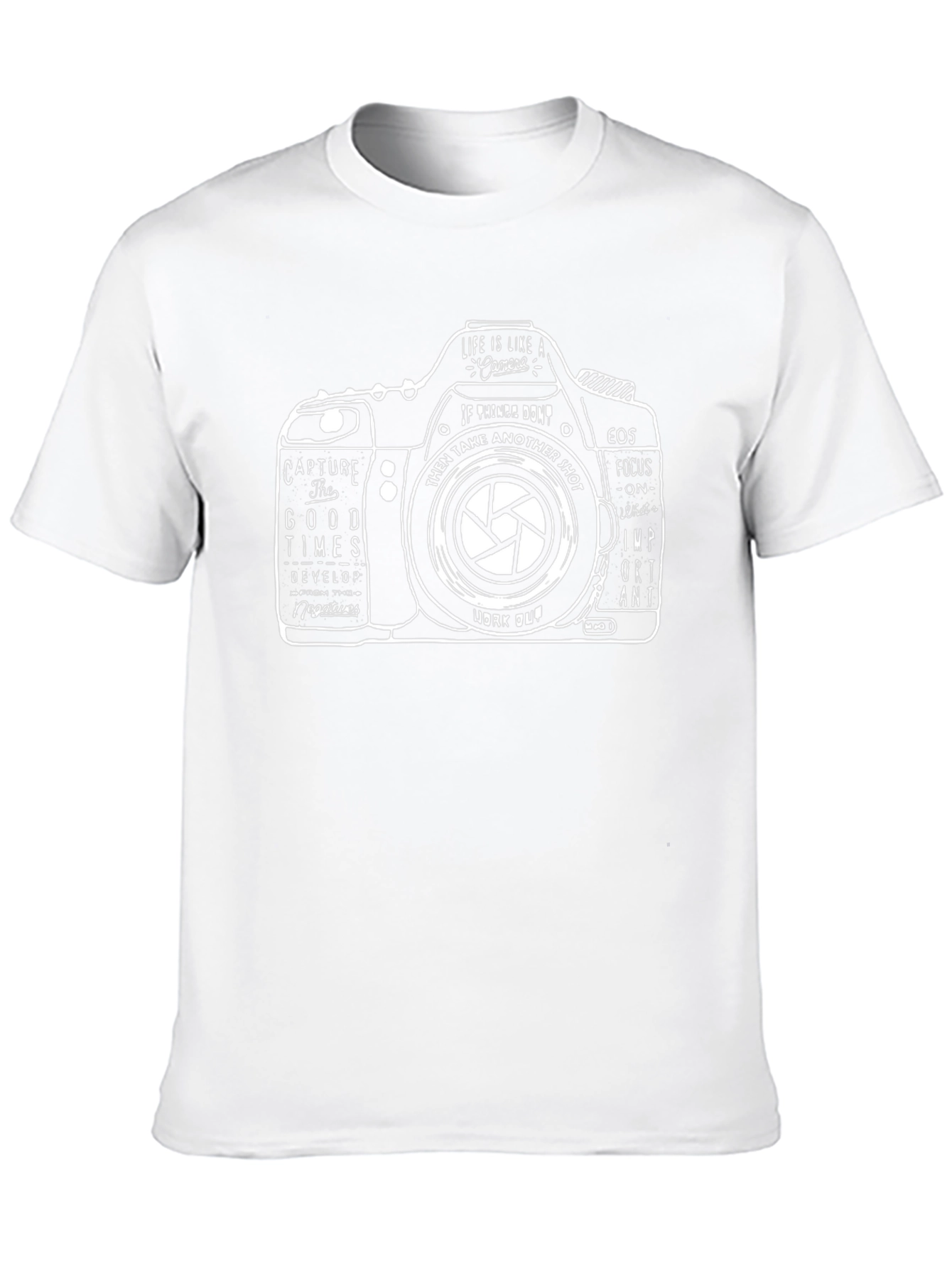 Camera Graphic T-Shirt - Photographer Gift