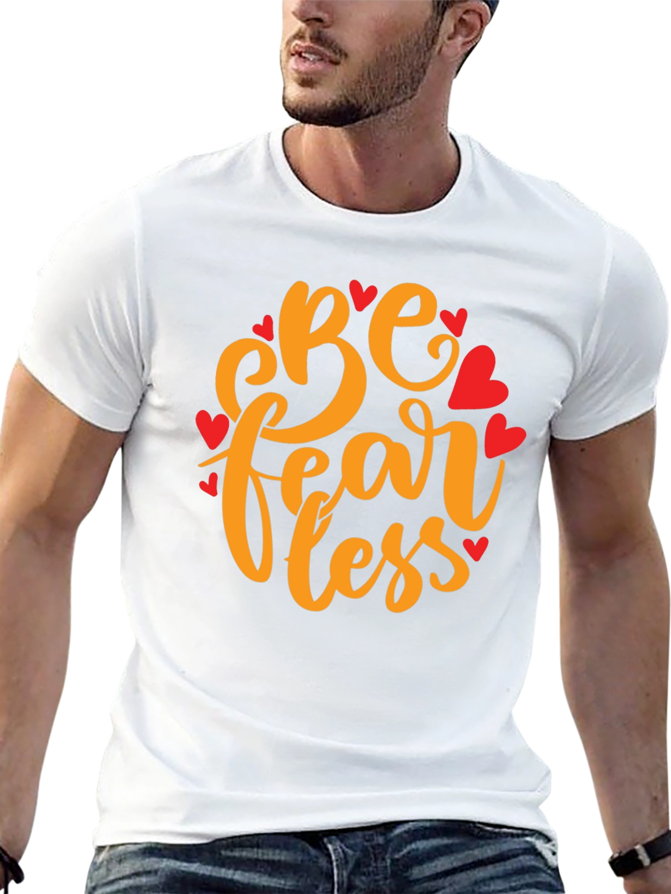 Be Fearless Graphic Tee - Black T-Shirt
