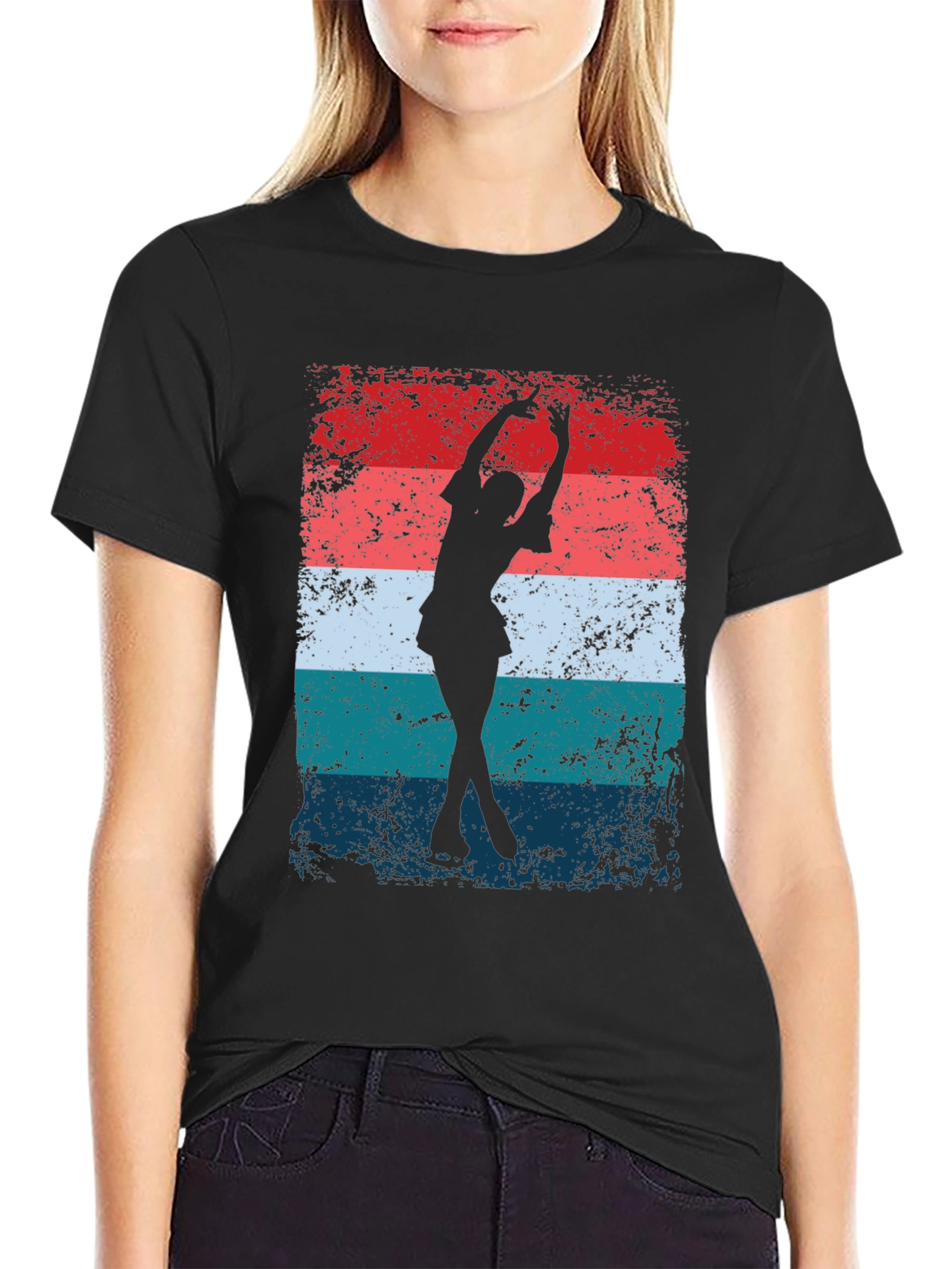 Retro Ice Skater Graphic Tee