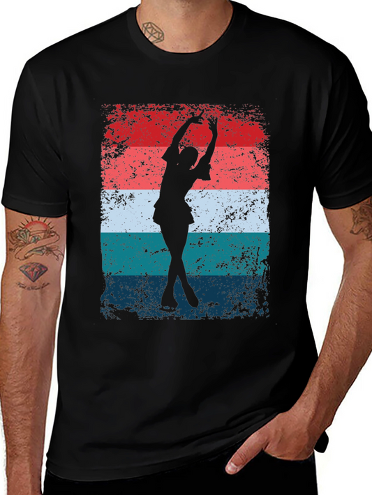 Retro Ice Skater Graphic Tee
