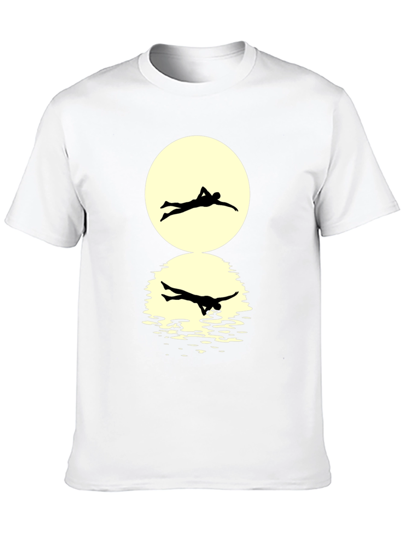 Swimmer Silhouette Graphic Tee - Stylish & Unique!