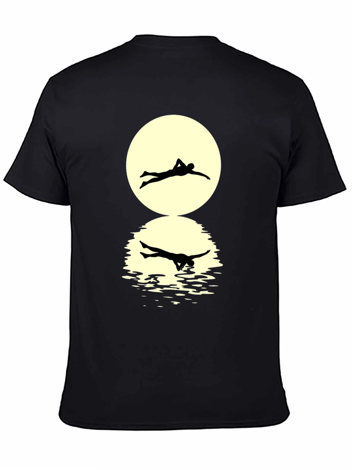 Swimmer Silhouette Graphic Tee - Stylish & Unique!