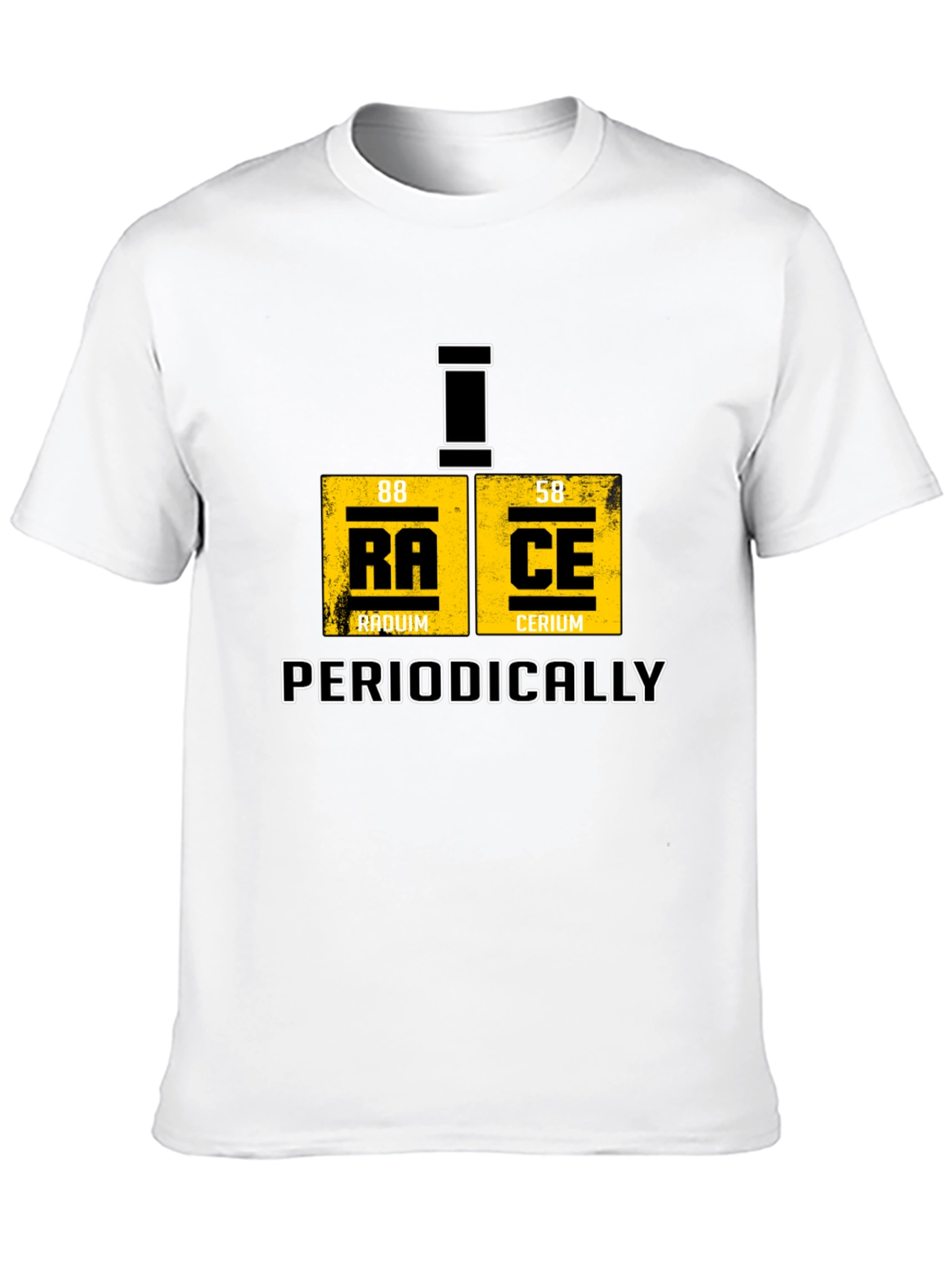 Periodic Table Race T-Shirt - Chemistry Humor