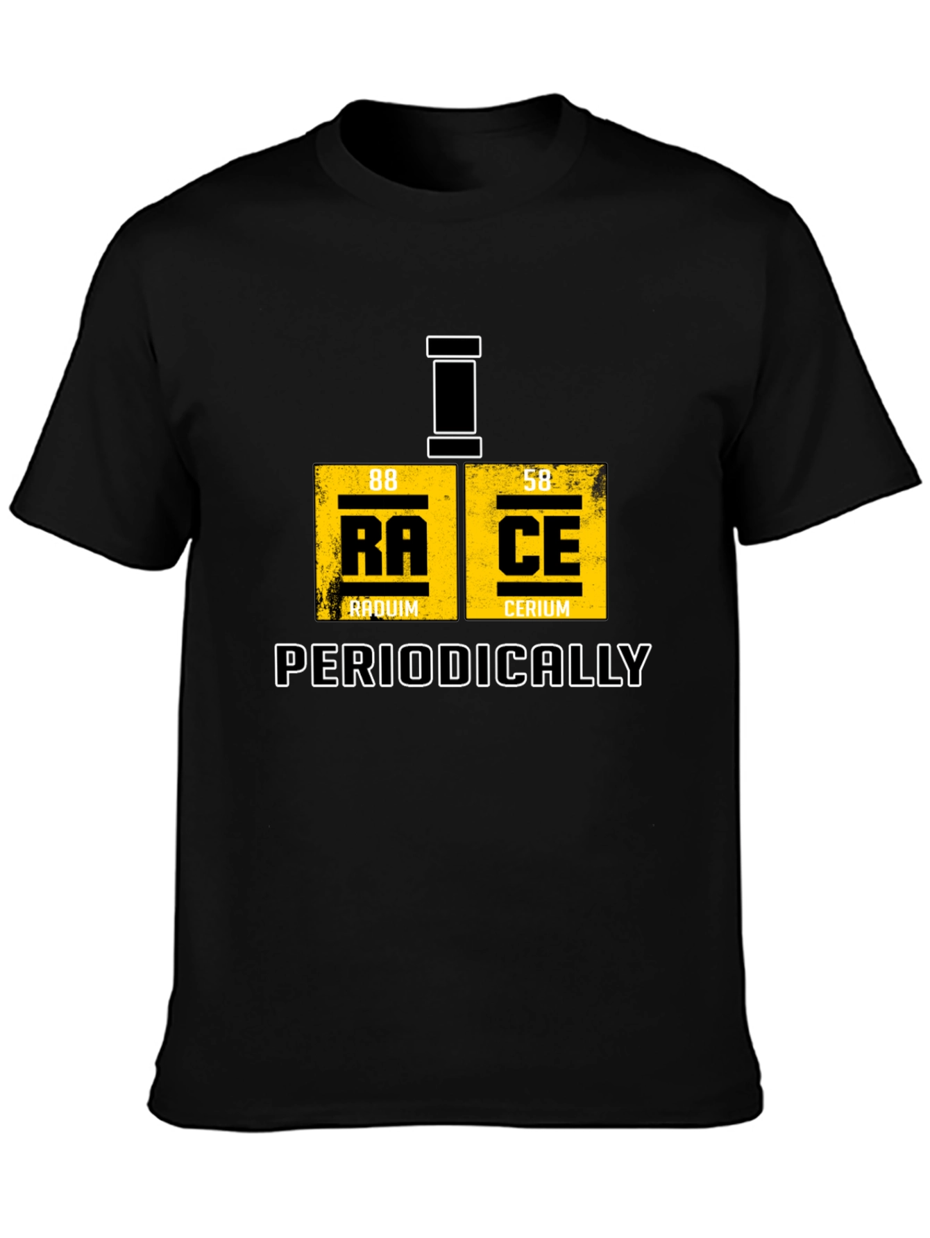 Periodic Table Race T-Shirt - Chemistry Humor