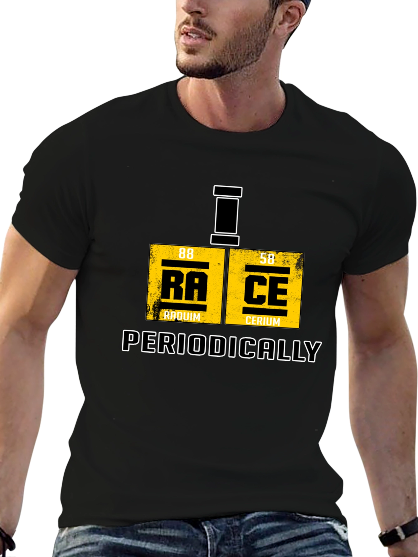 Periodic Table Race T-Shirt - Chemistry Humor