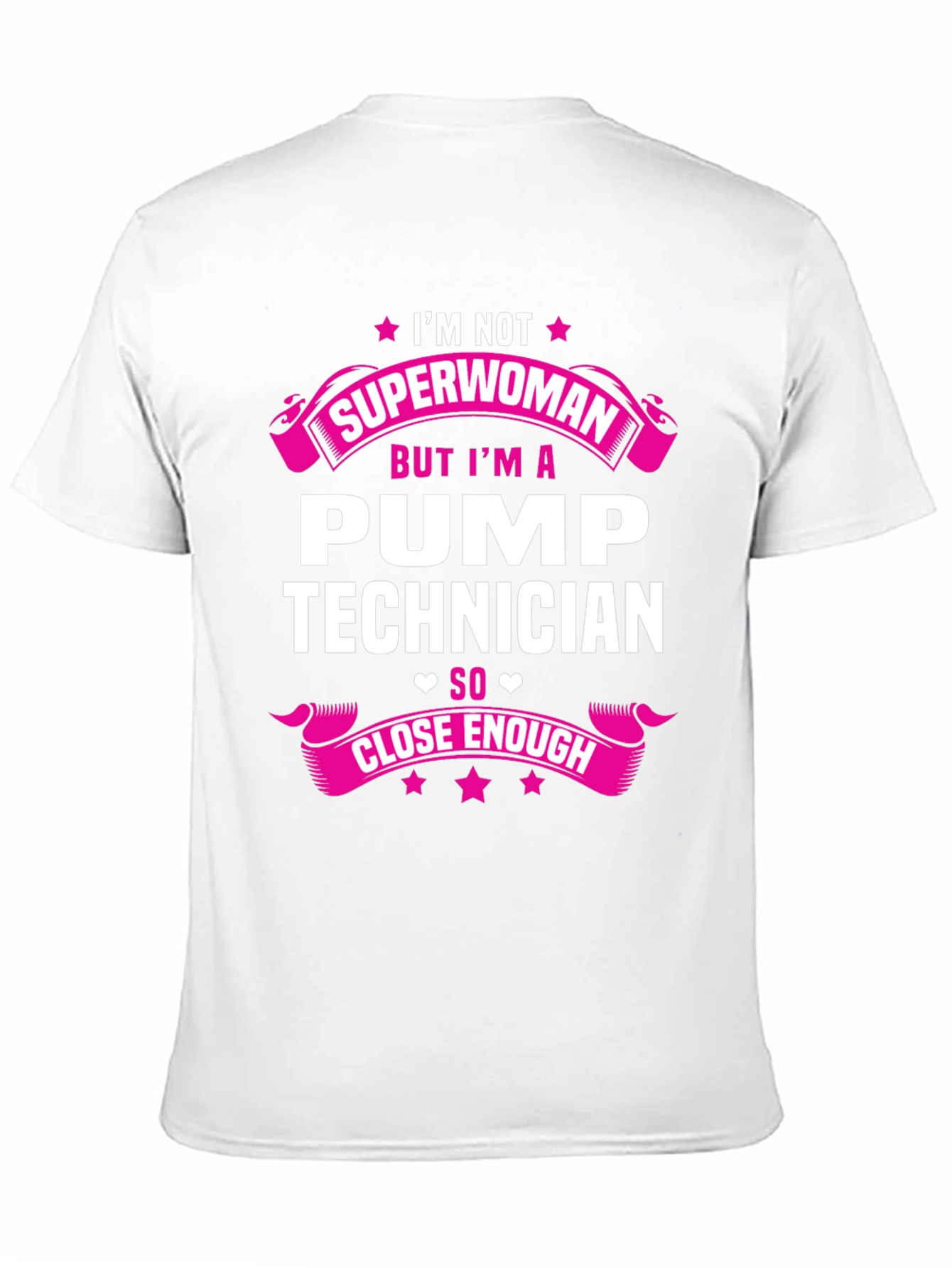 Pump Technician Superwoman Funny T-Shirt