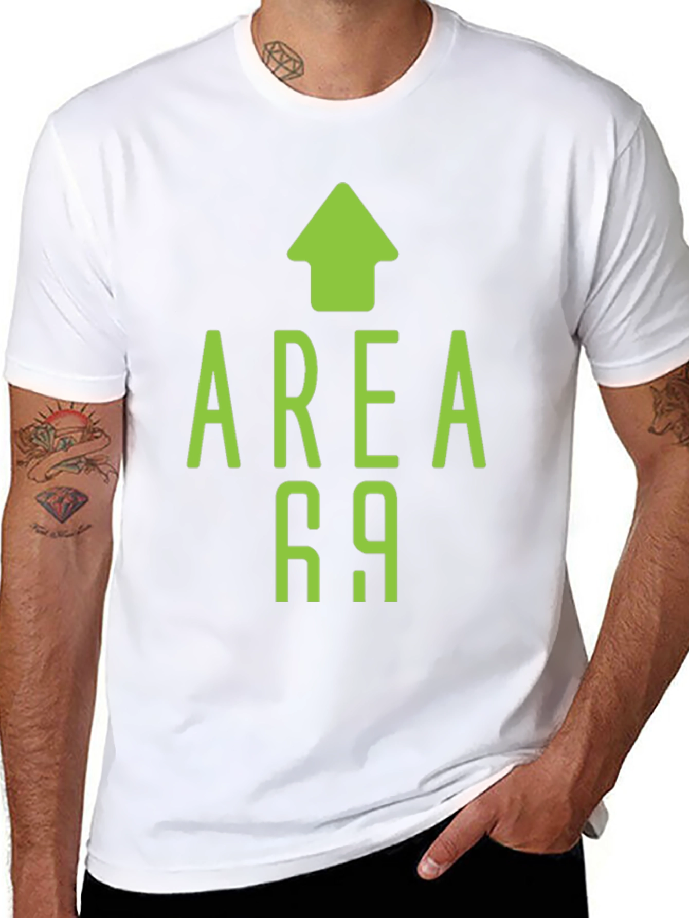 Area 69 T-Shirt - Funny Novelty Graphic Tee