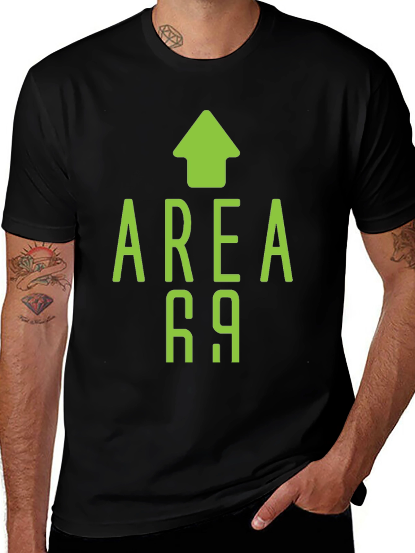 Area 69 T-Shirt - Funny Novelty Graphic Tee