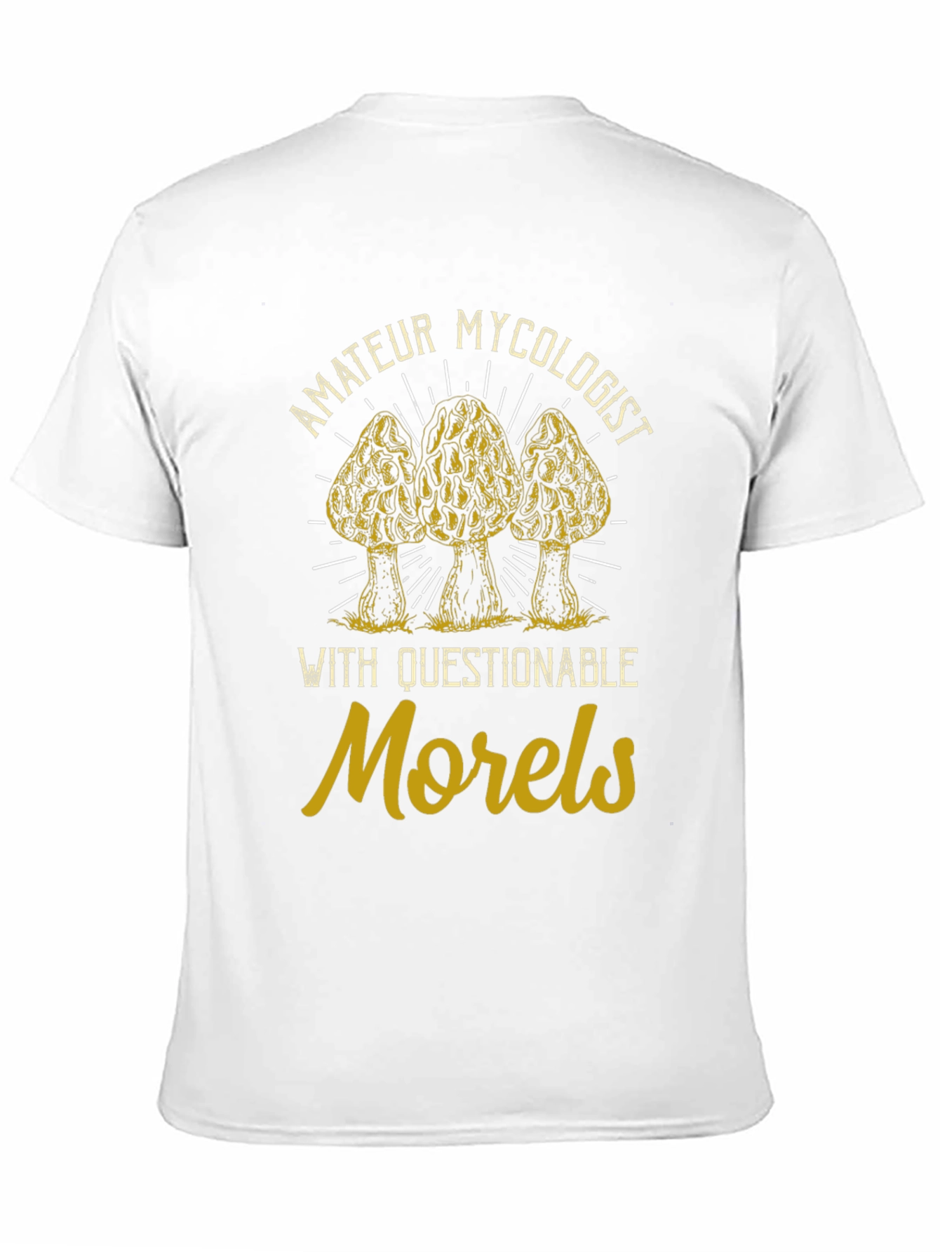 Amateur Mycologist Morel Mushroom Graphic Tee