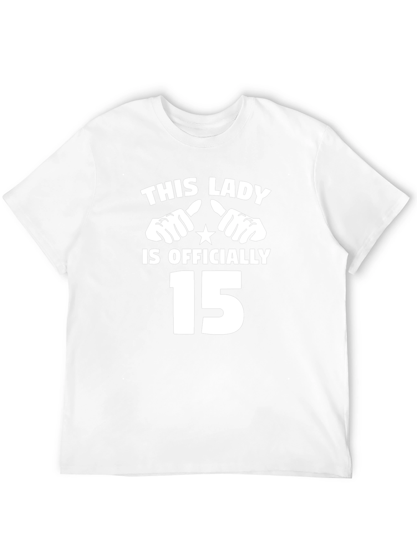 This Lady Is Officially 15 - Novelty T-Shirt