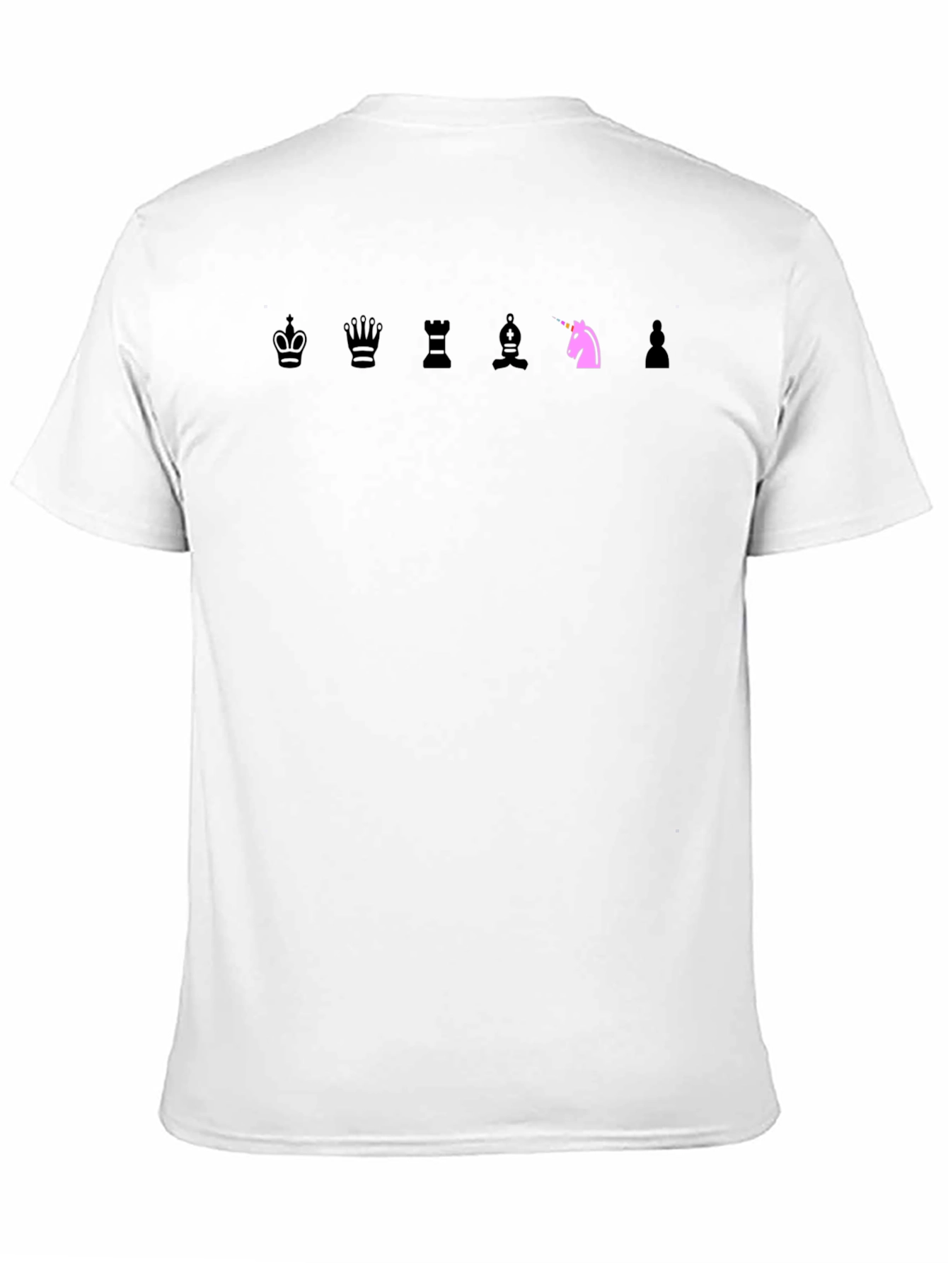 Chess Piece T-Shirt: Knight Unicorn Edition