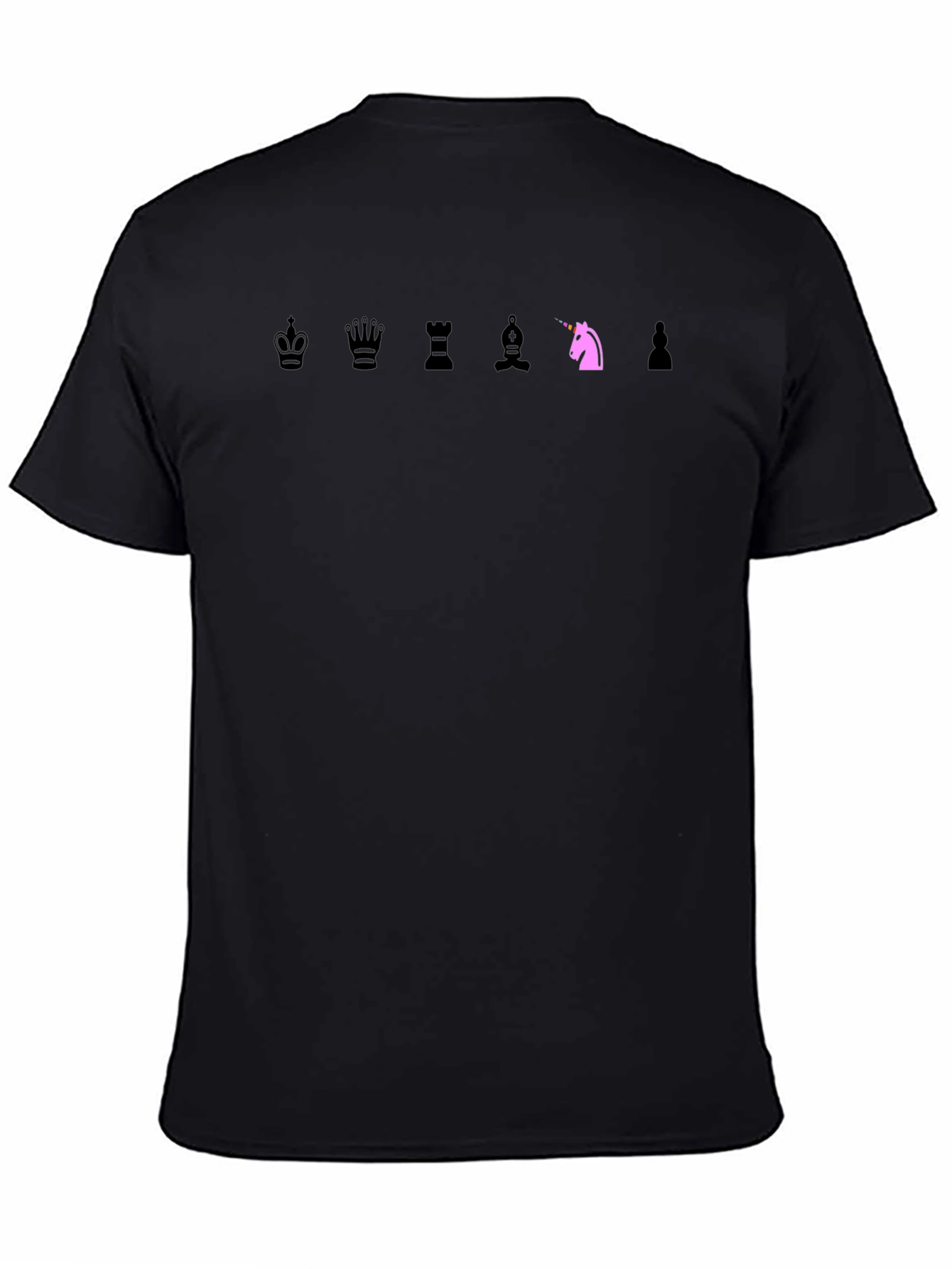 Chess Piece T-Shirt: Knight Unicorn Edition