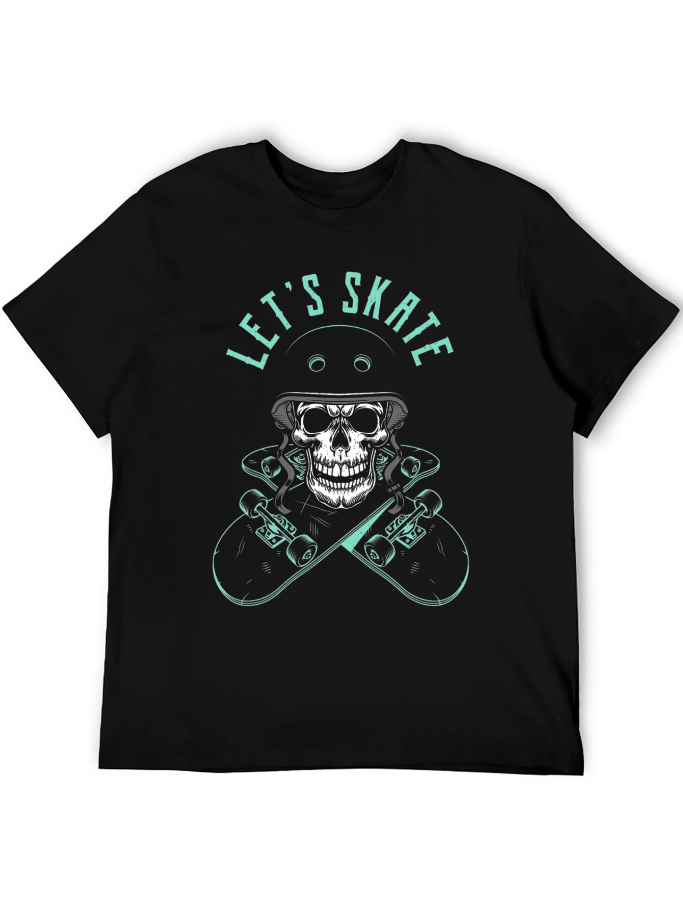 Skate Skull Tee - Lets Skate T-Shirt