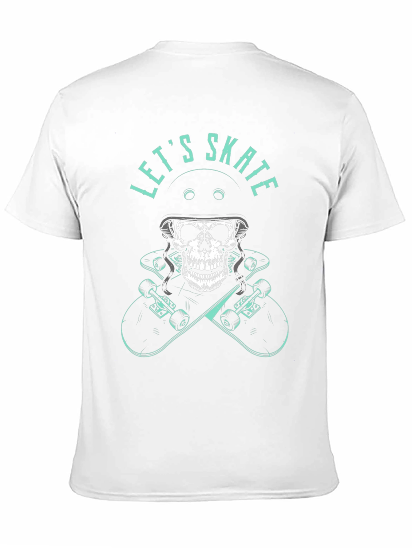 Skate Skull Tee - Lets Skate T-Shirt