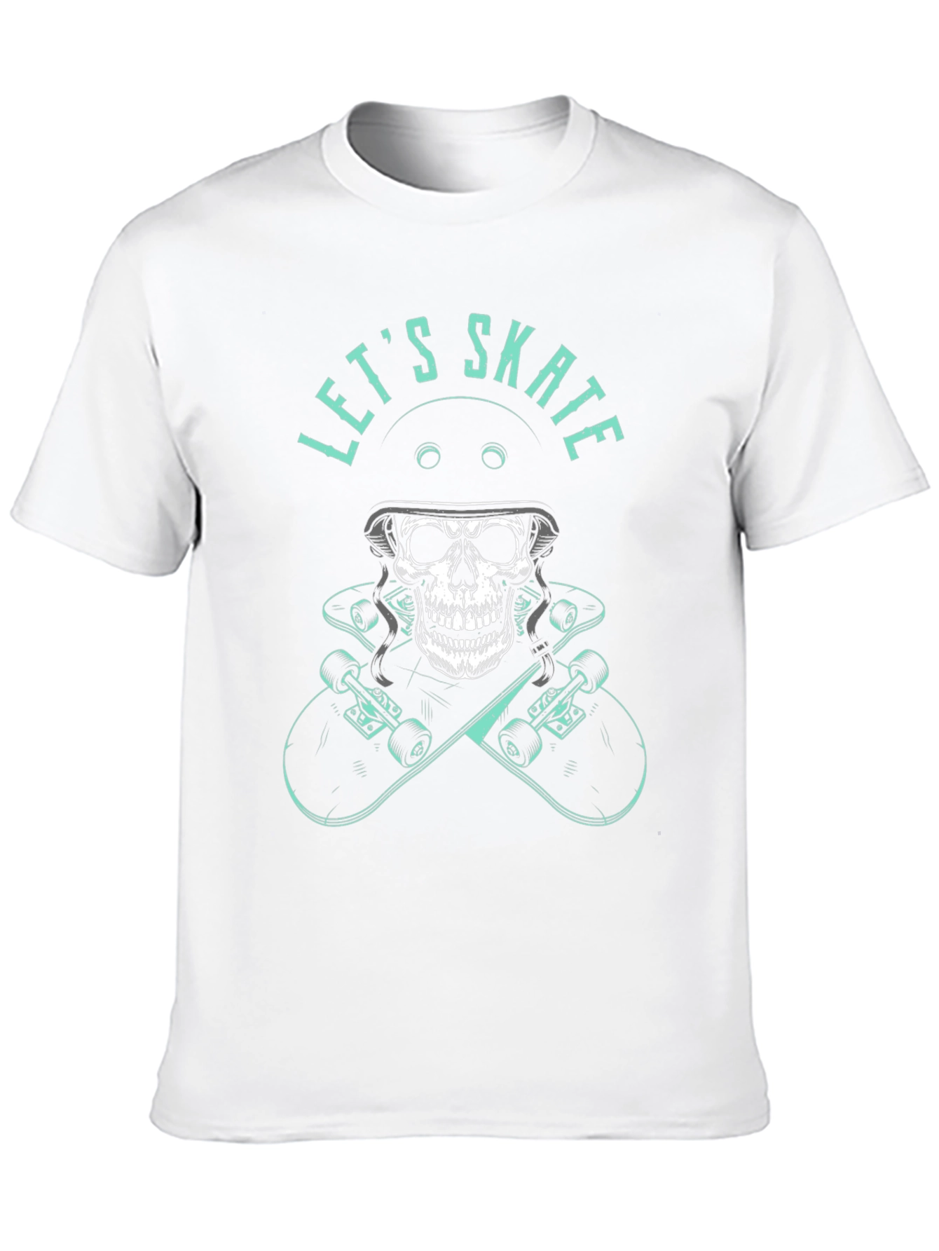 Skate Skull Tee - Lets Skate T-Shirt