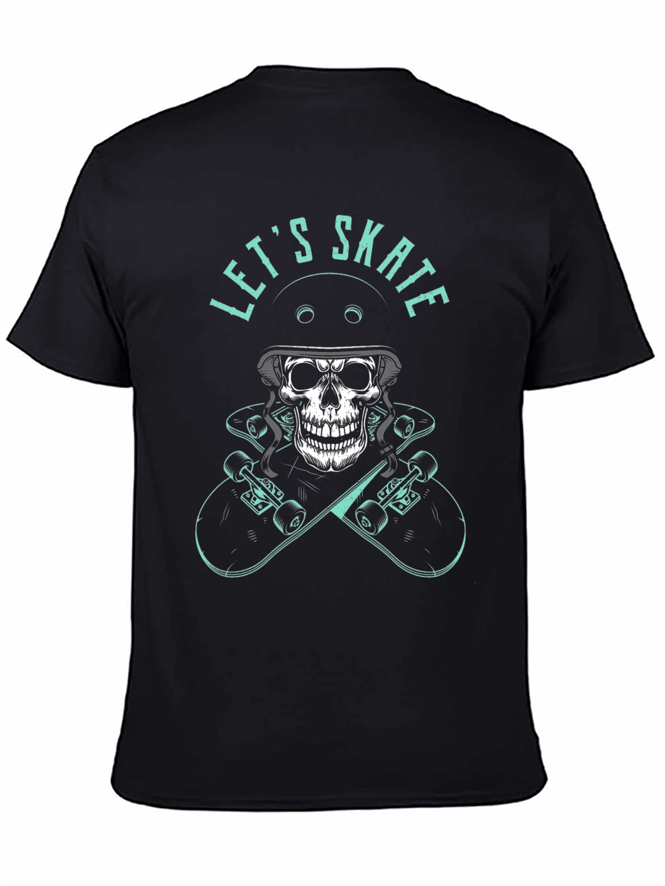 Skate Skull Tee - Lets Skate T-Shirt