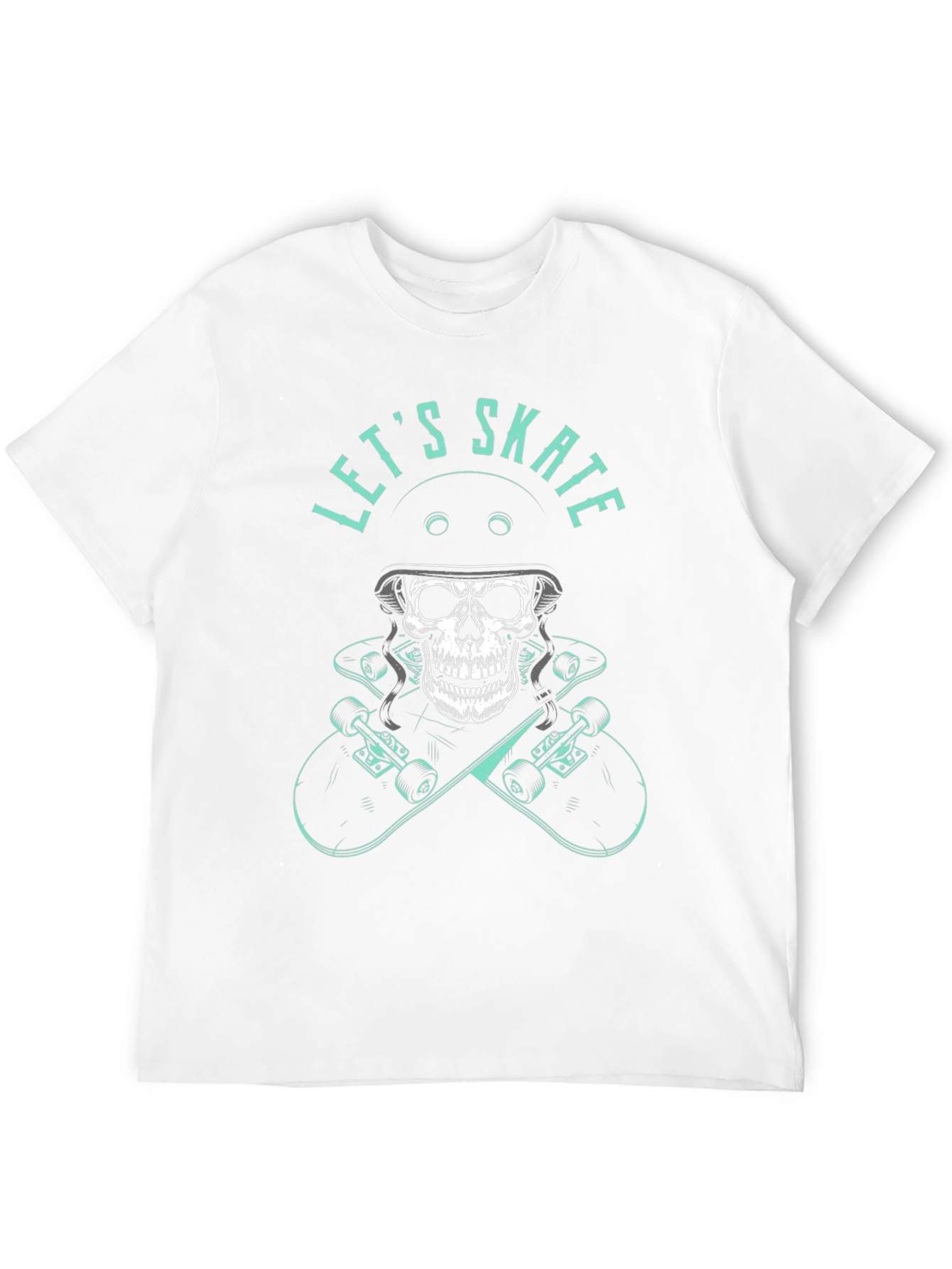Skate Skull Tee - Lets Skate T-Shirt