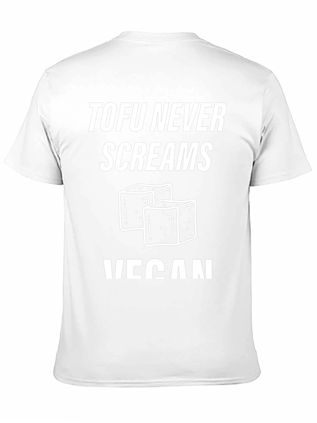Vegan Tofu Graphic Tee - Never Screams