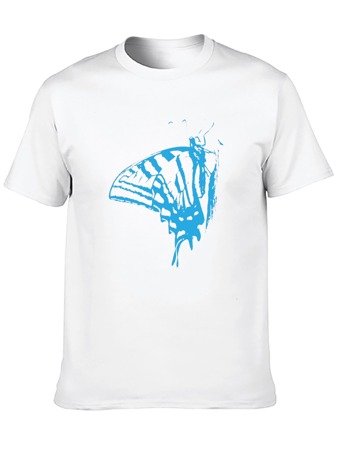 Butterfly Graphic Tee - Mens Black T-Shirt