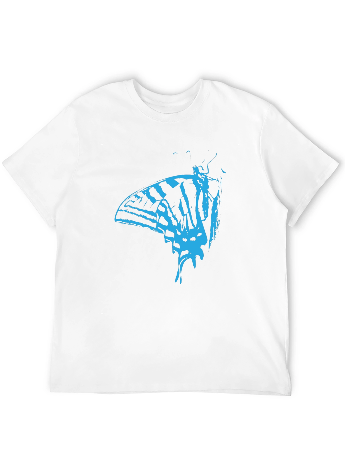 Butterfly Graphic Tee - Mens Black T-Shirt