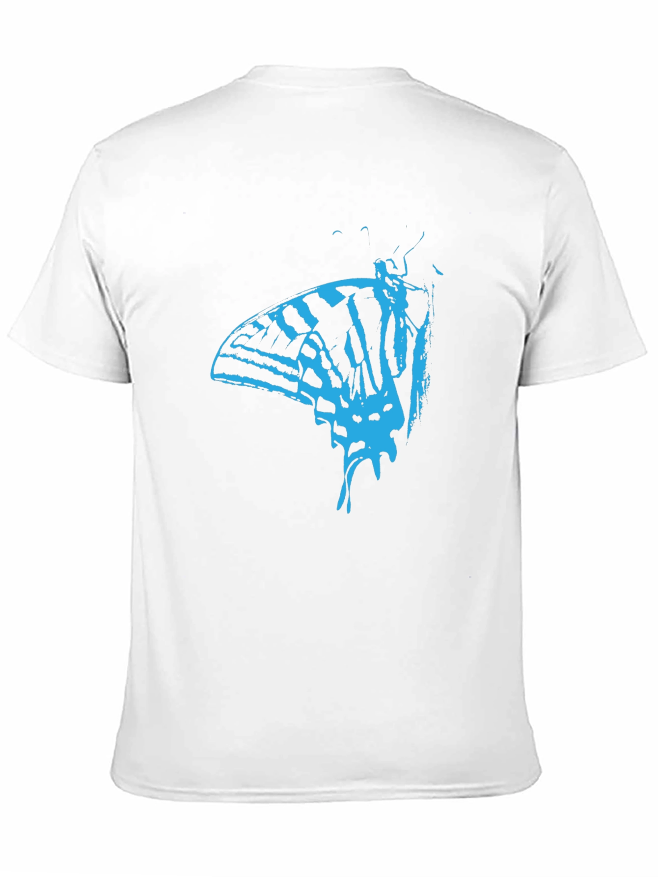 Butterfly Graphic Tee - Mens Black T-Shirt