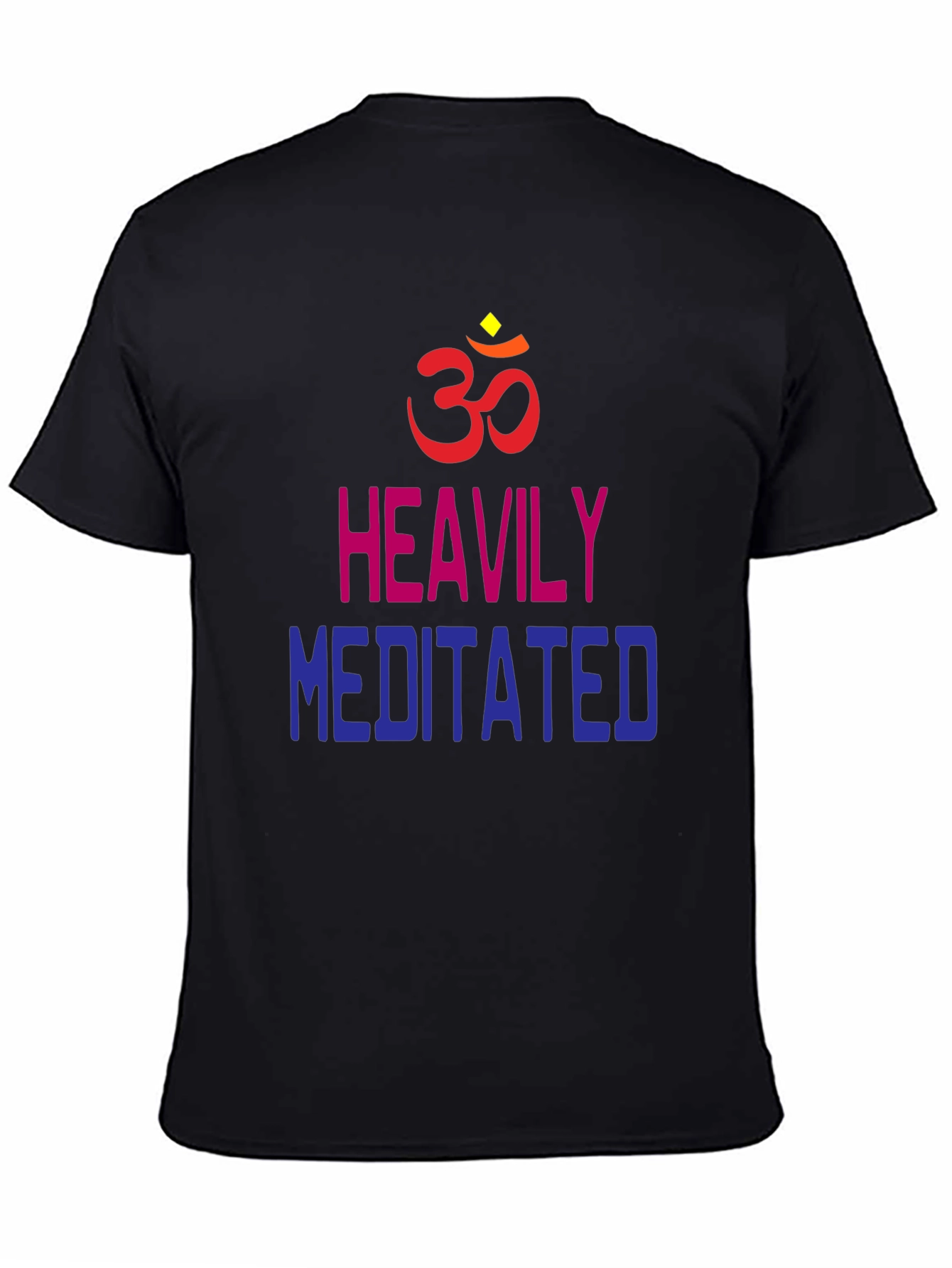 Heavily Meditated Graphic T-Shirt - Spiritual Om Symbol