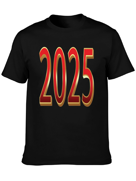 2025 Graphic Tee - New Year Celebration Shirt