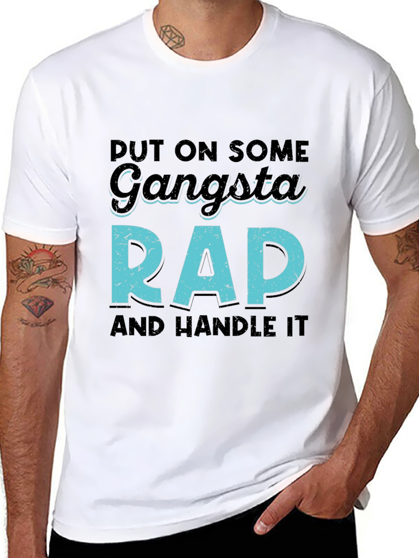 Gangsta Rap Graphic T-Shirt - Unisex