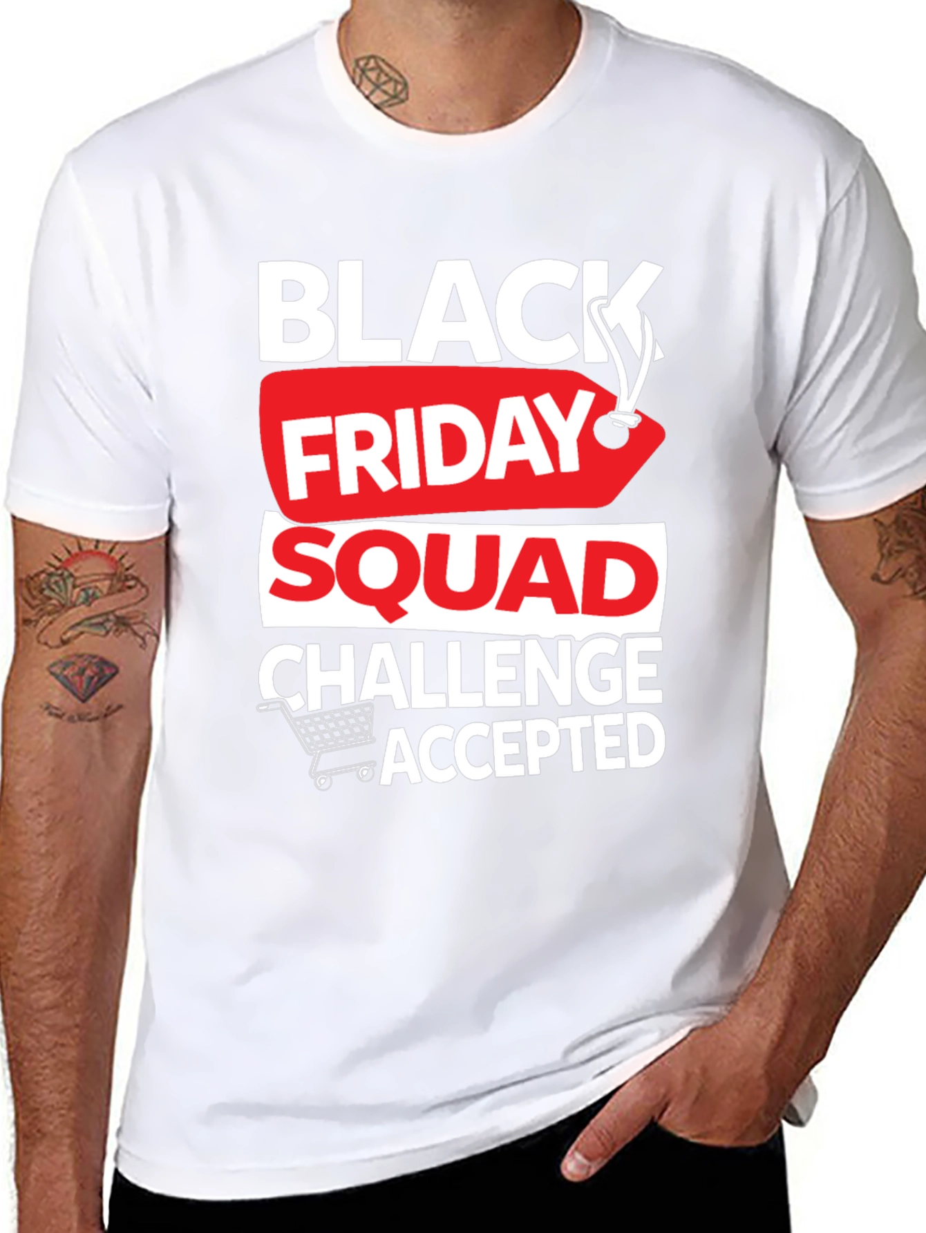 Black Friday Squad Challenge Accepted T-Shirt