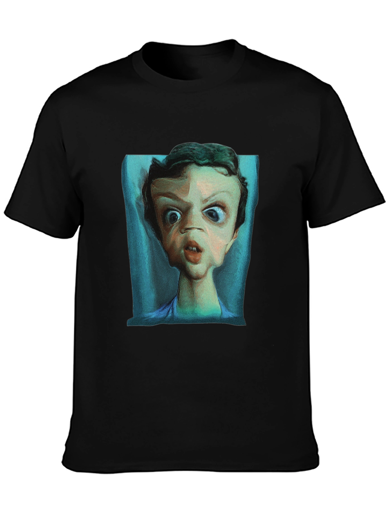 Expressionist Portrait T-Shirt - Unique Graphic Tee
