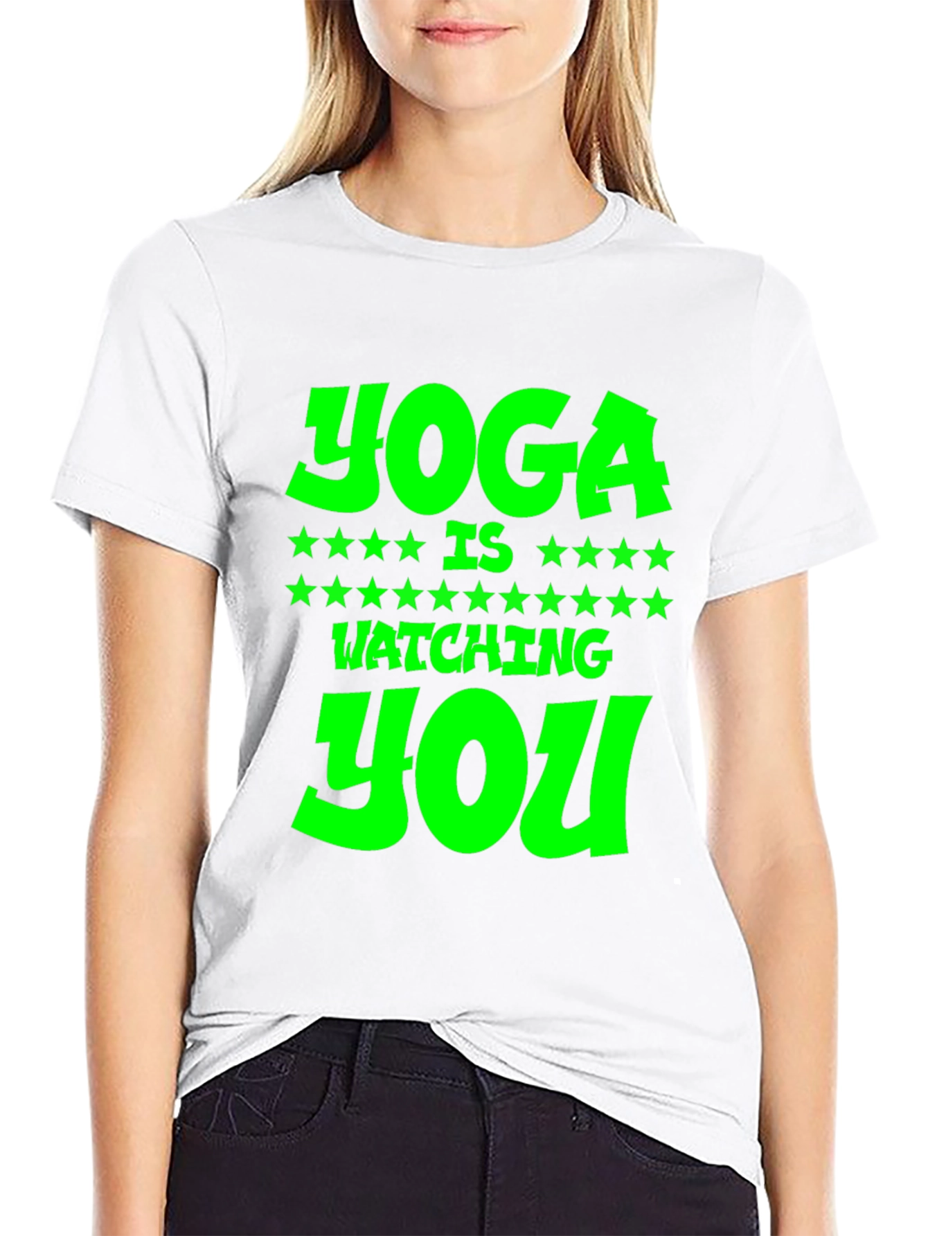 Yoga is Watching You Graphic Tee
