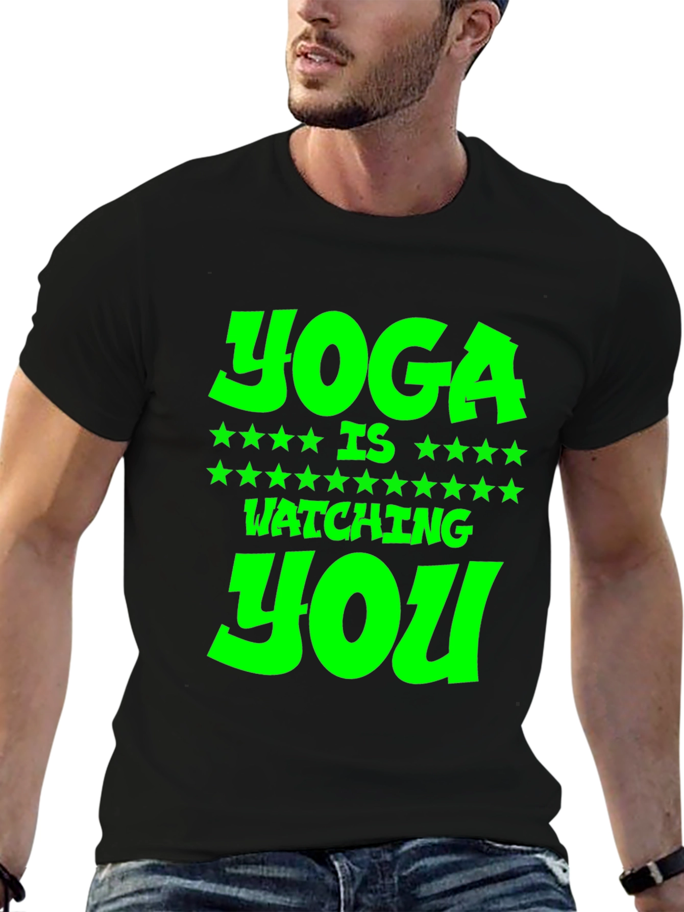 Yoga is Watching You Graphic Tee