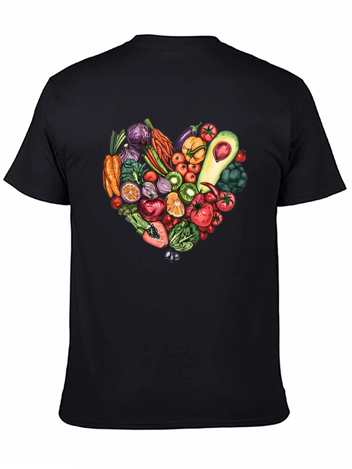 Vegetarian Heart T-Shirt - Eat Your Greens!