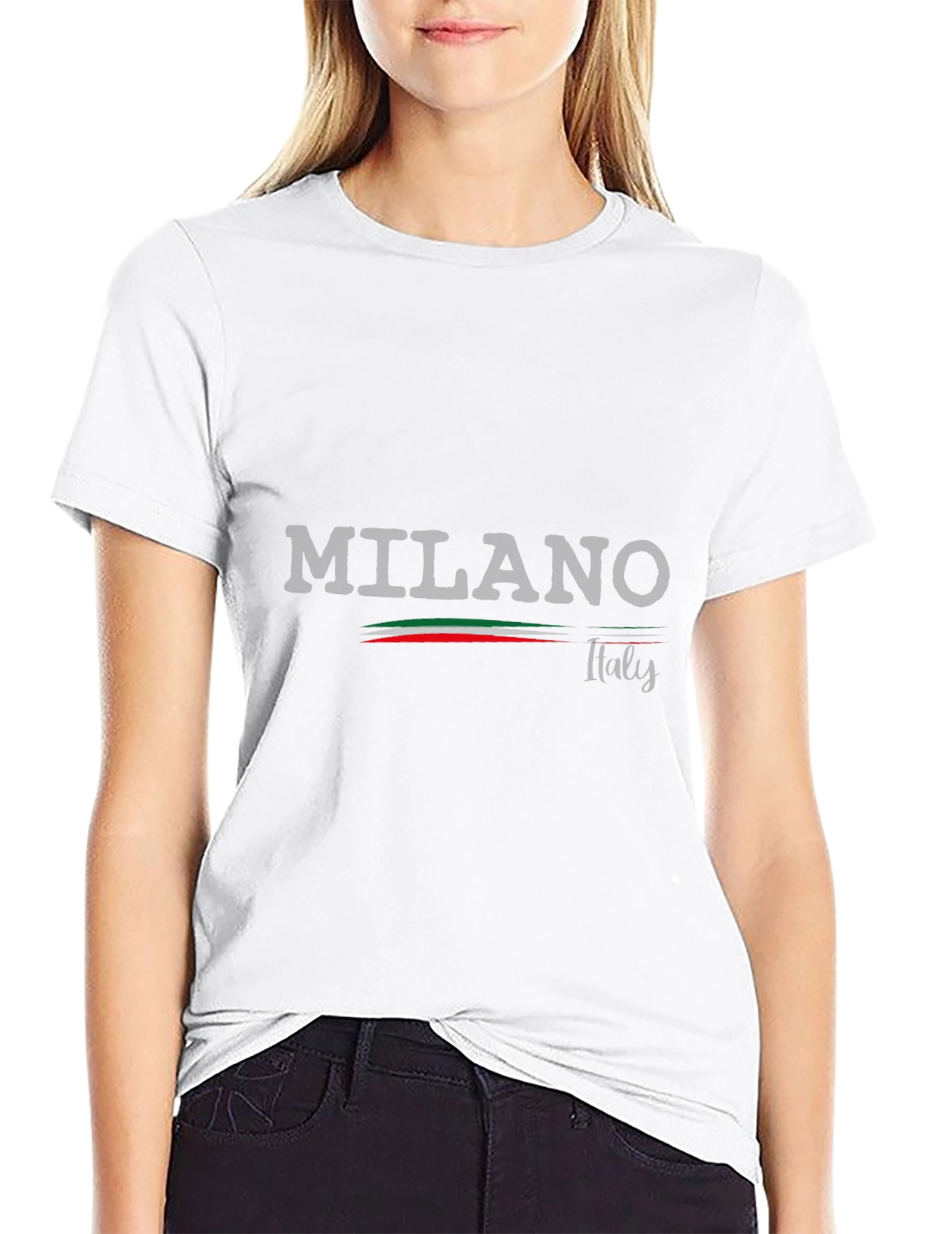 Milan Italy T-Shirt - Black
