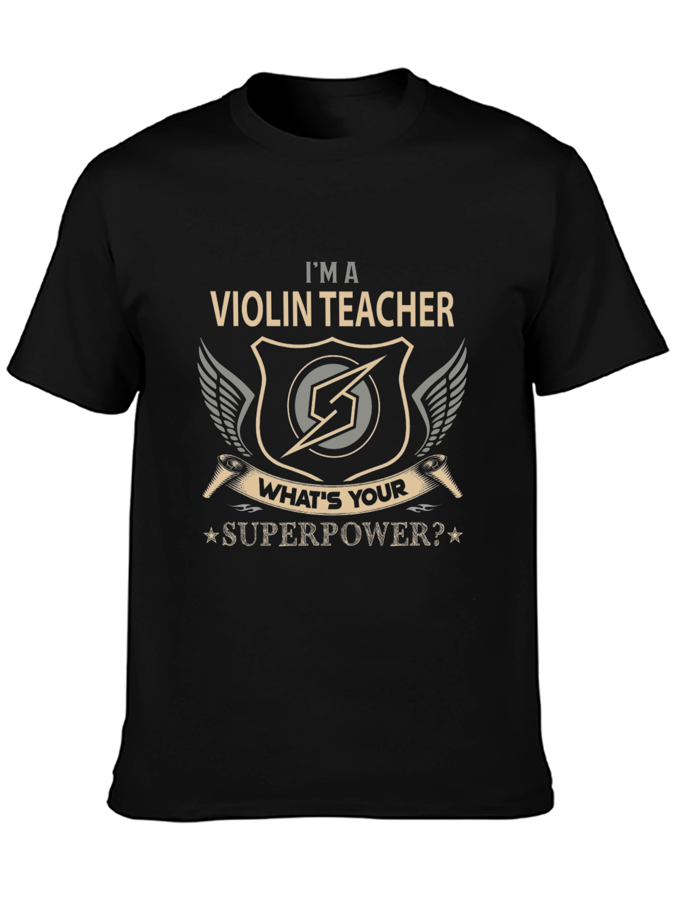 Violin Teacher Superpower T-Shirt