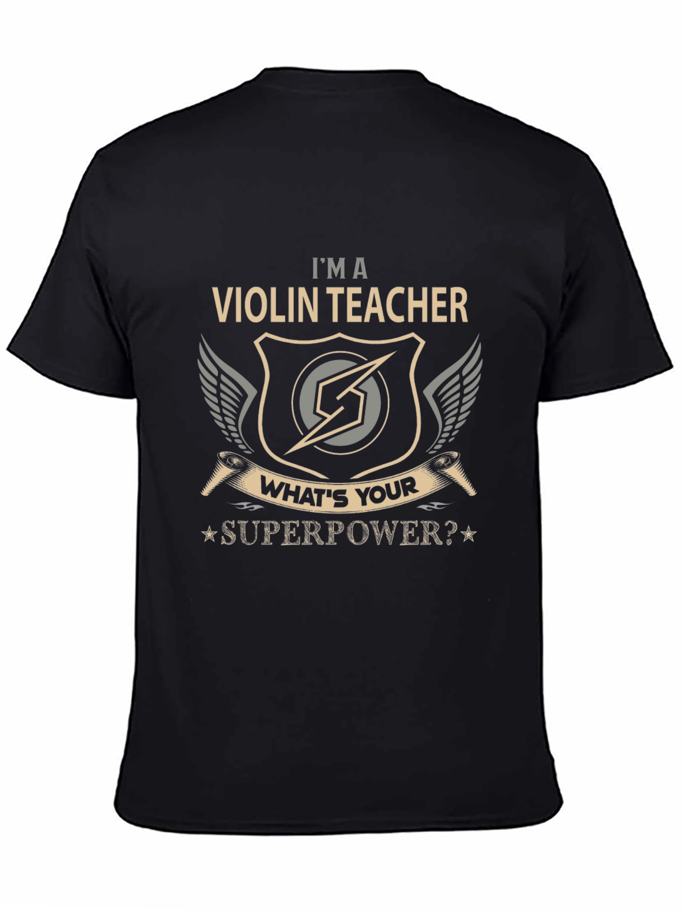 Violin Teacher Superpower T-Shirt