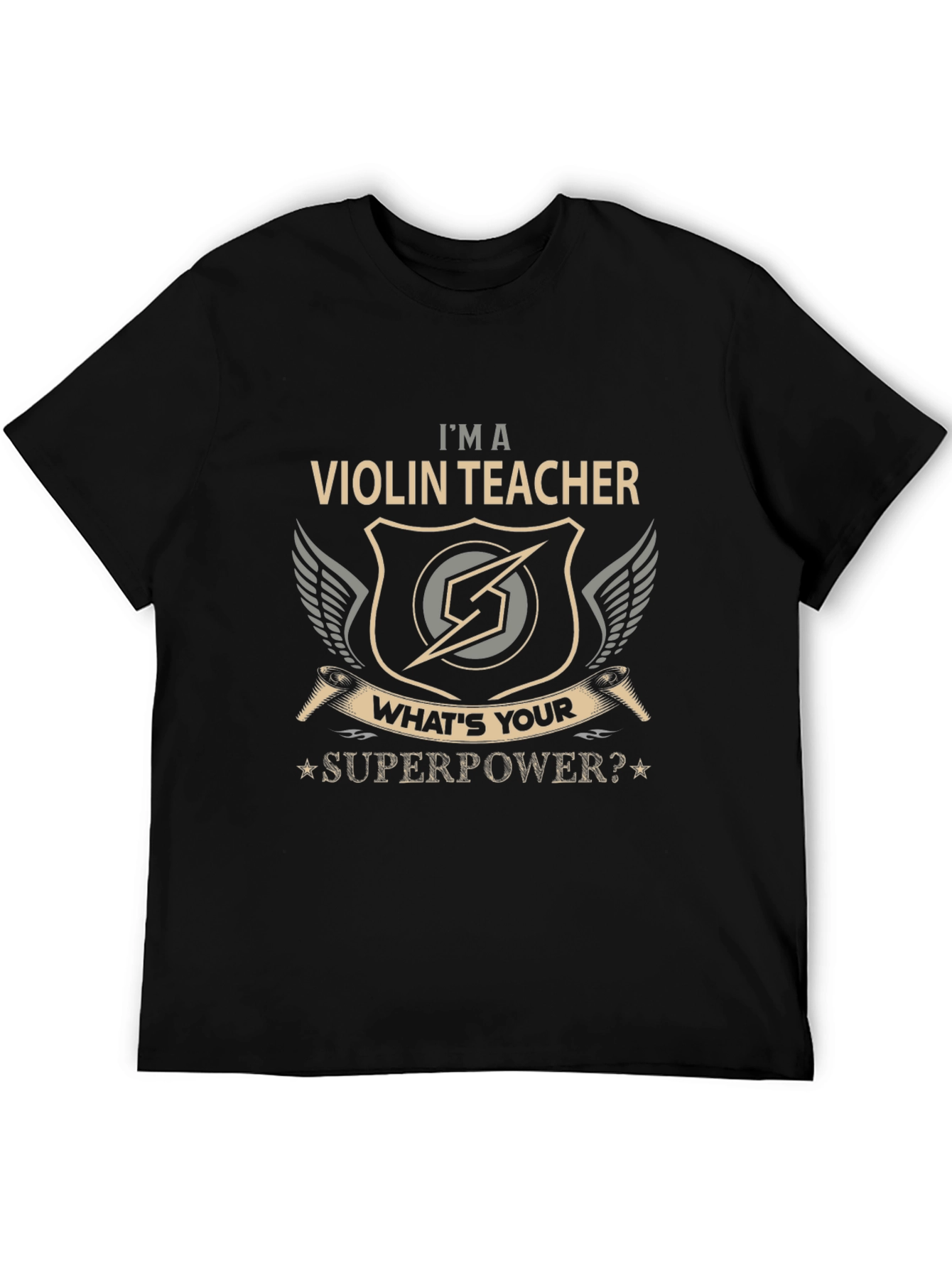 Violin Teacher Superpower T-Shirt