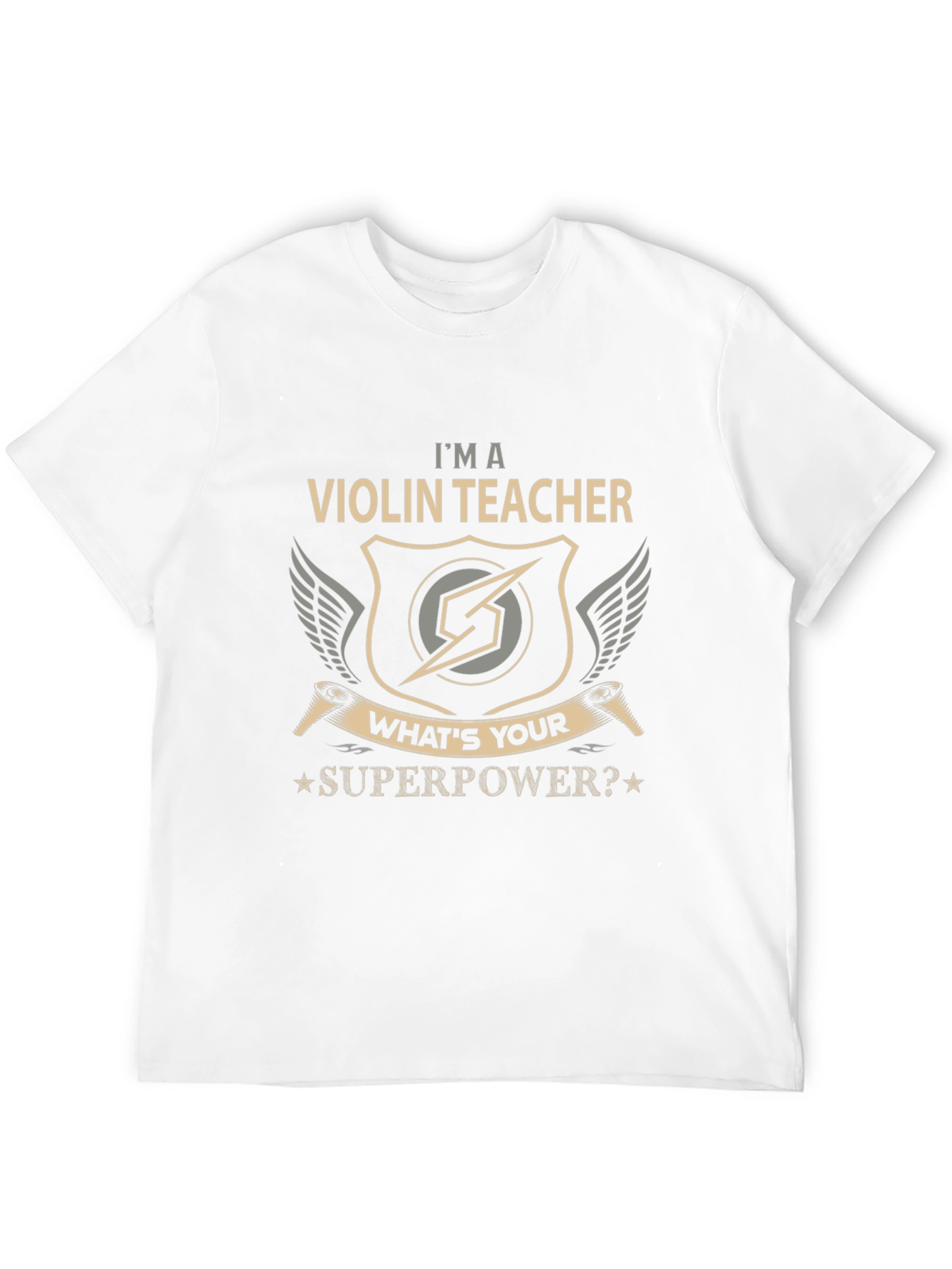 Violin Teacher Superpower T-Shirt