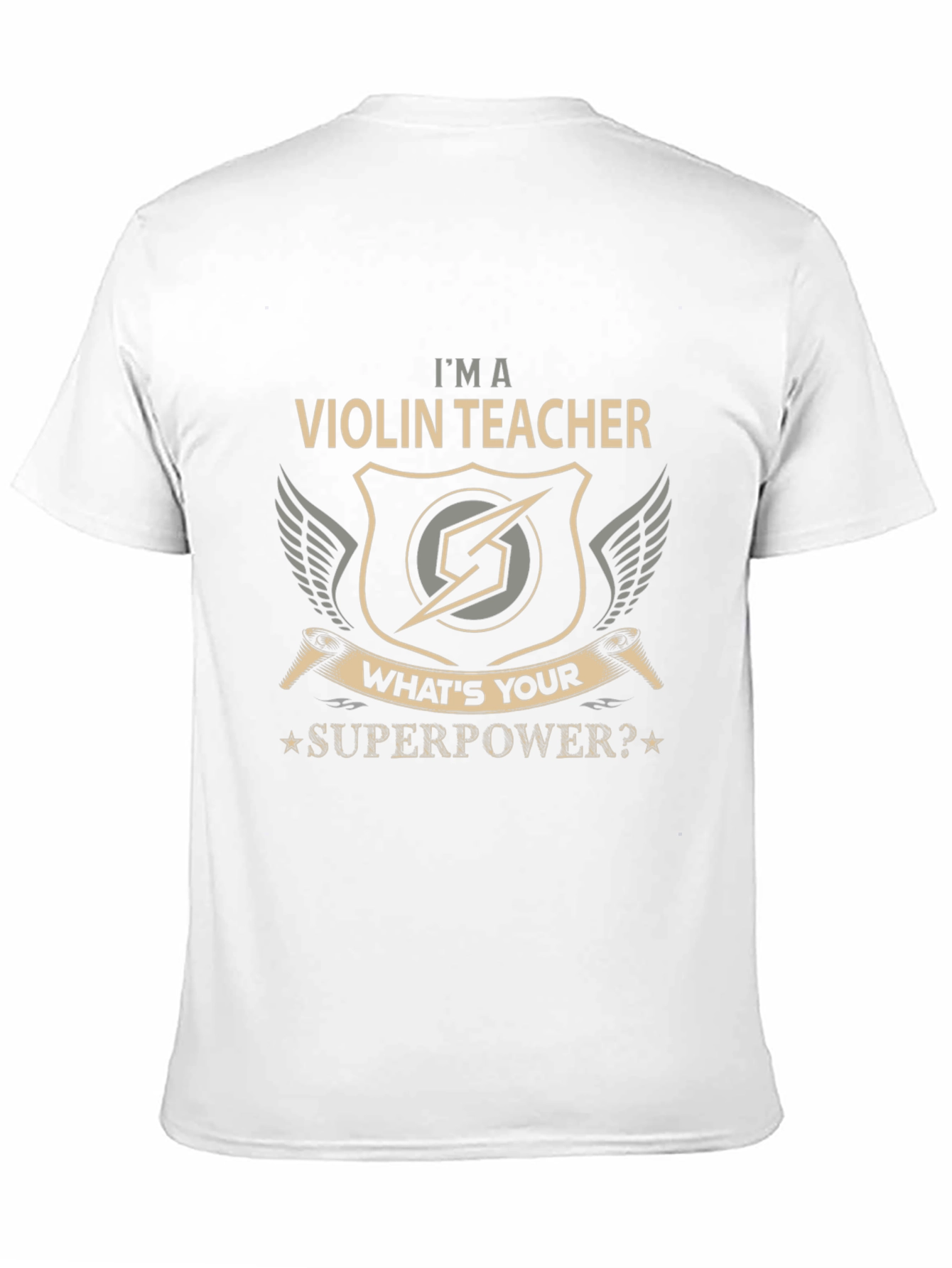 Violin Teacher Superpower T-Shirt