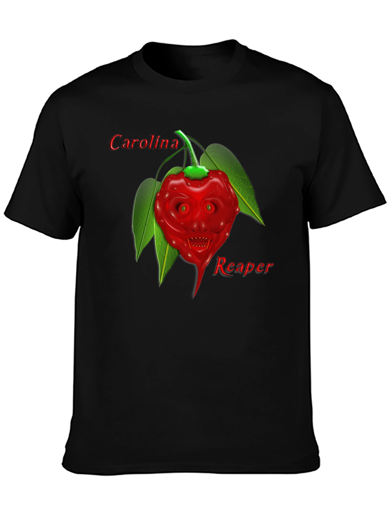 Carolina Reaper Graphic Tee - Spicy Pepper Design