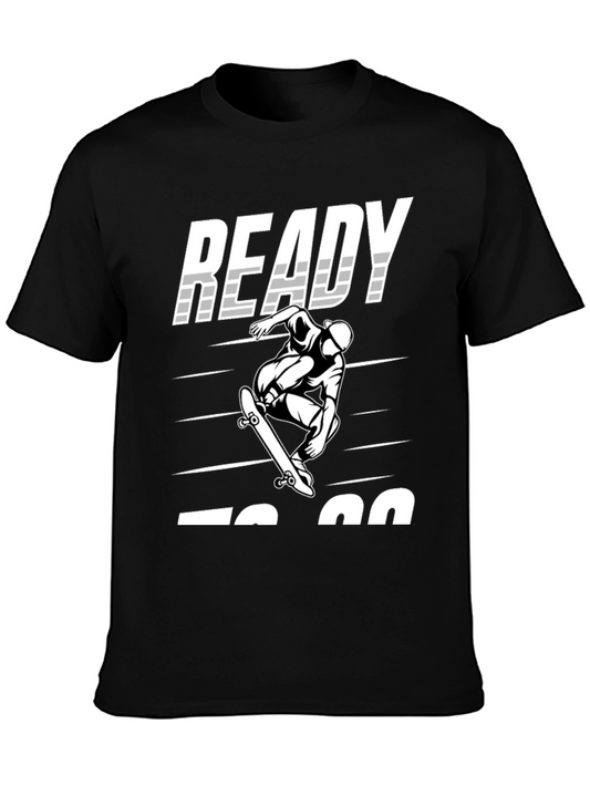 Ready To Go Skateboard T-Shirt | Mens Graphic Tee