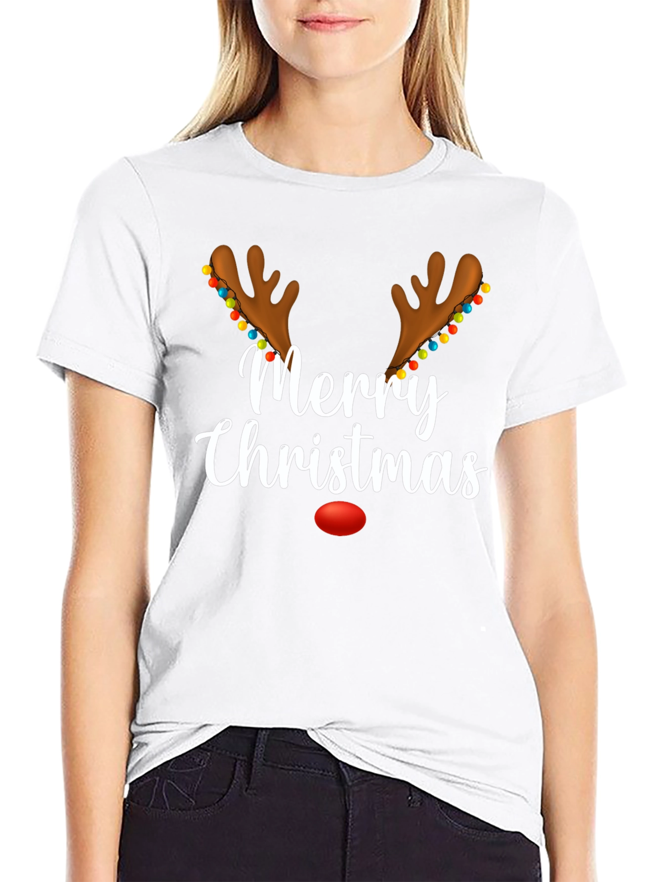 Merry Christmas Reindeer T-Shirt