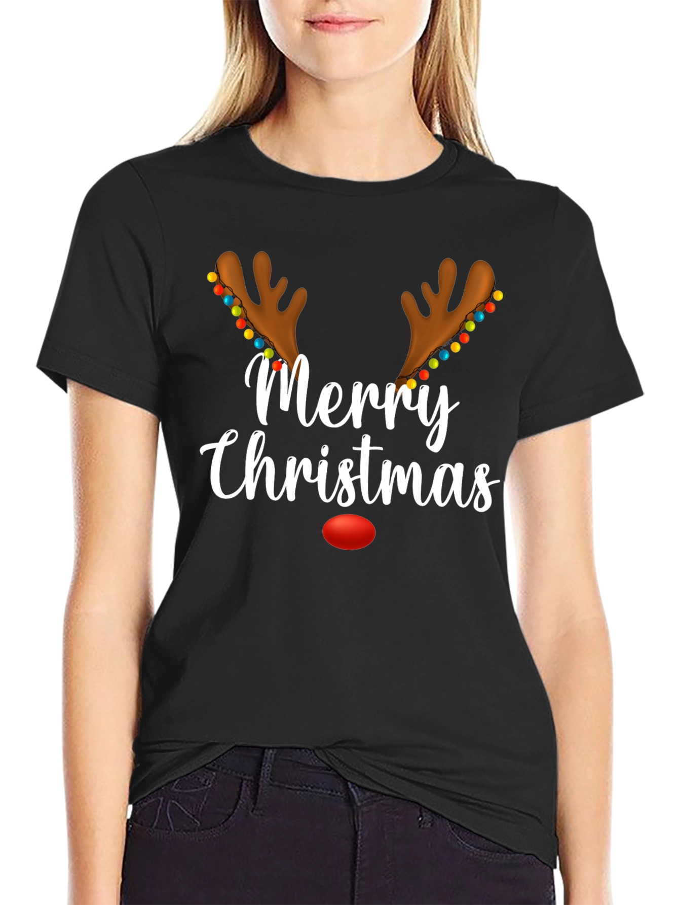 Merry Christmas Reindeer T-Shirt